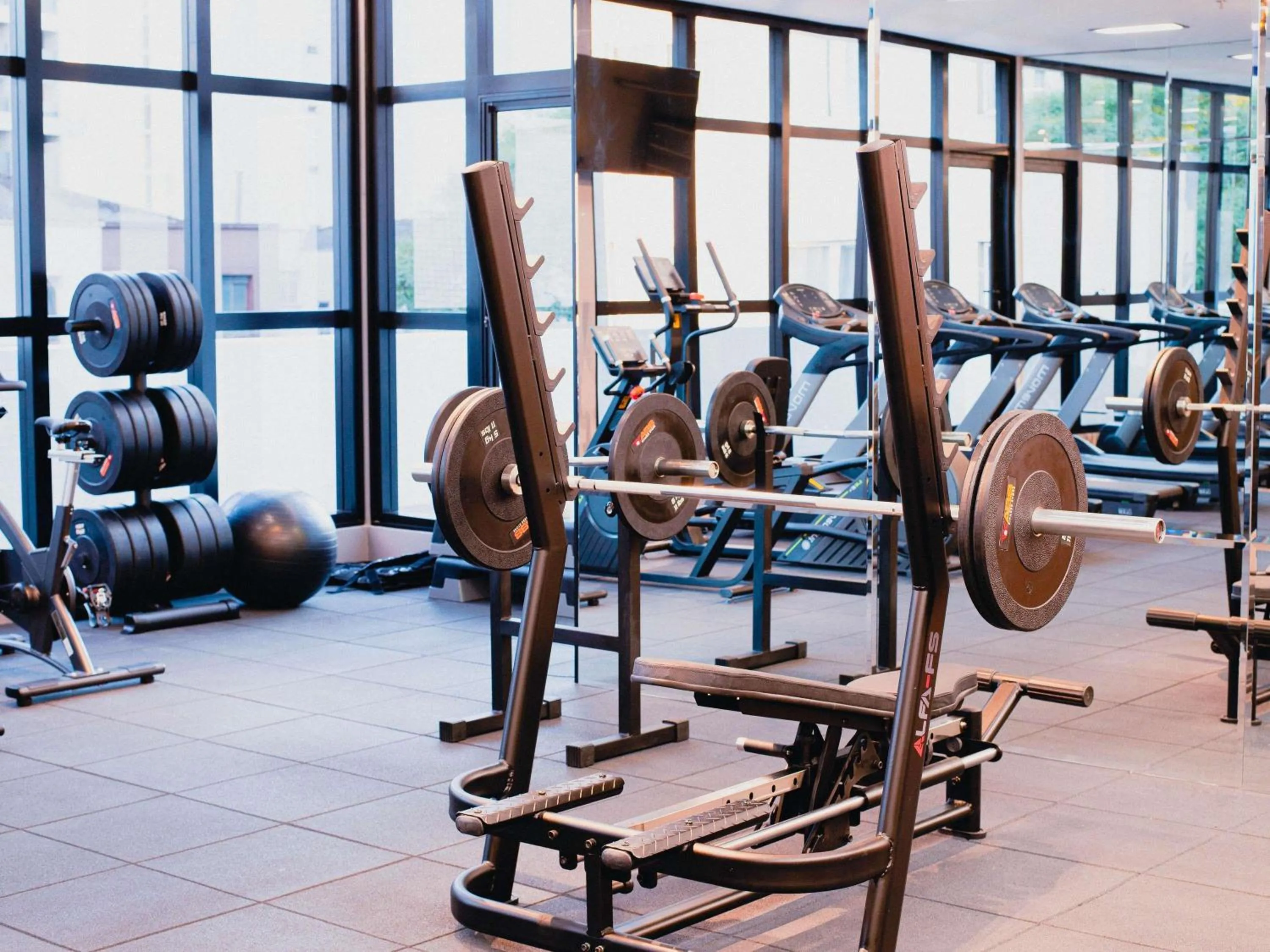 Fitness centre/facilities in ibis Curitiba Shopping