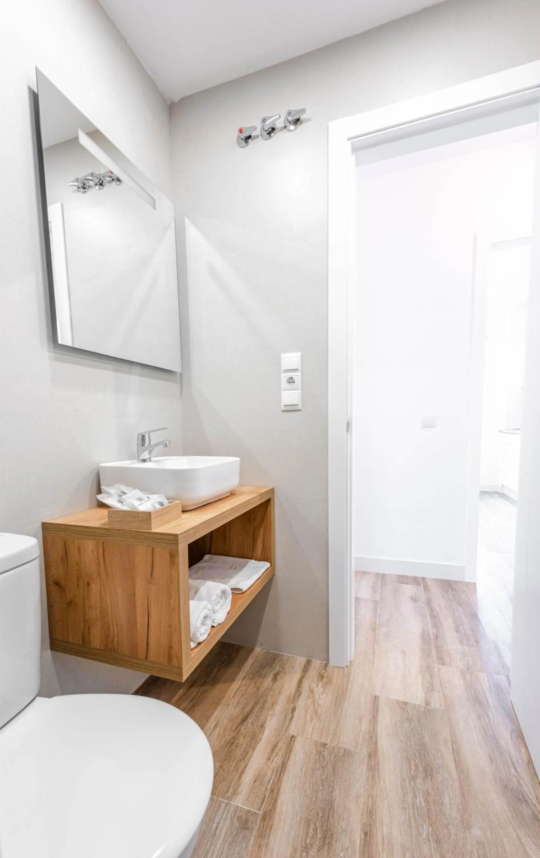 Toilet in Apartamentos Toboso Plaza