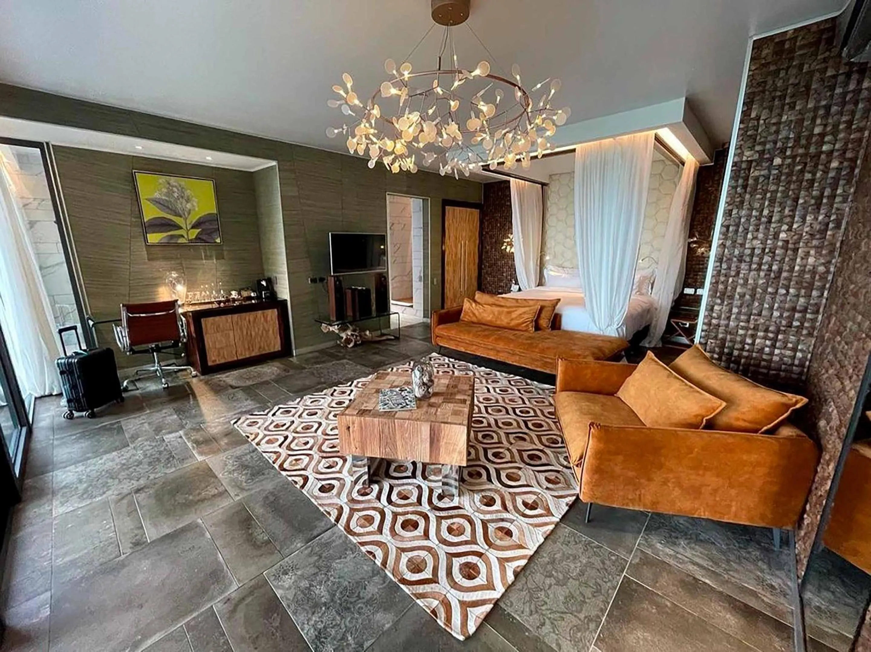 Bed in Makanda by The Sea Hotel Adults Only