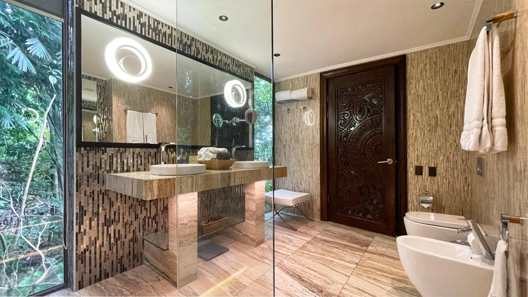 Bathroom in Makanda by The Sea Hotel Adults Only