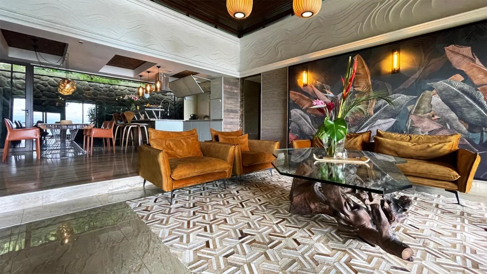 Living room in Makanda by The Sea Hotel Adults Only