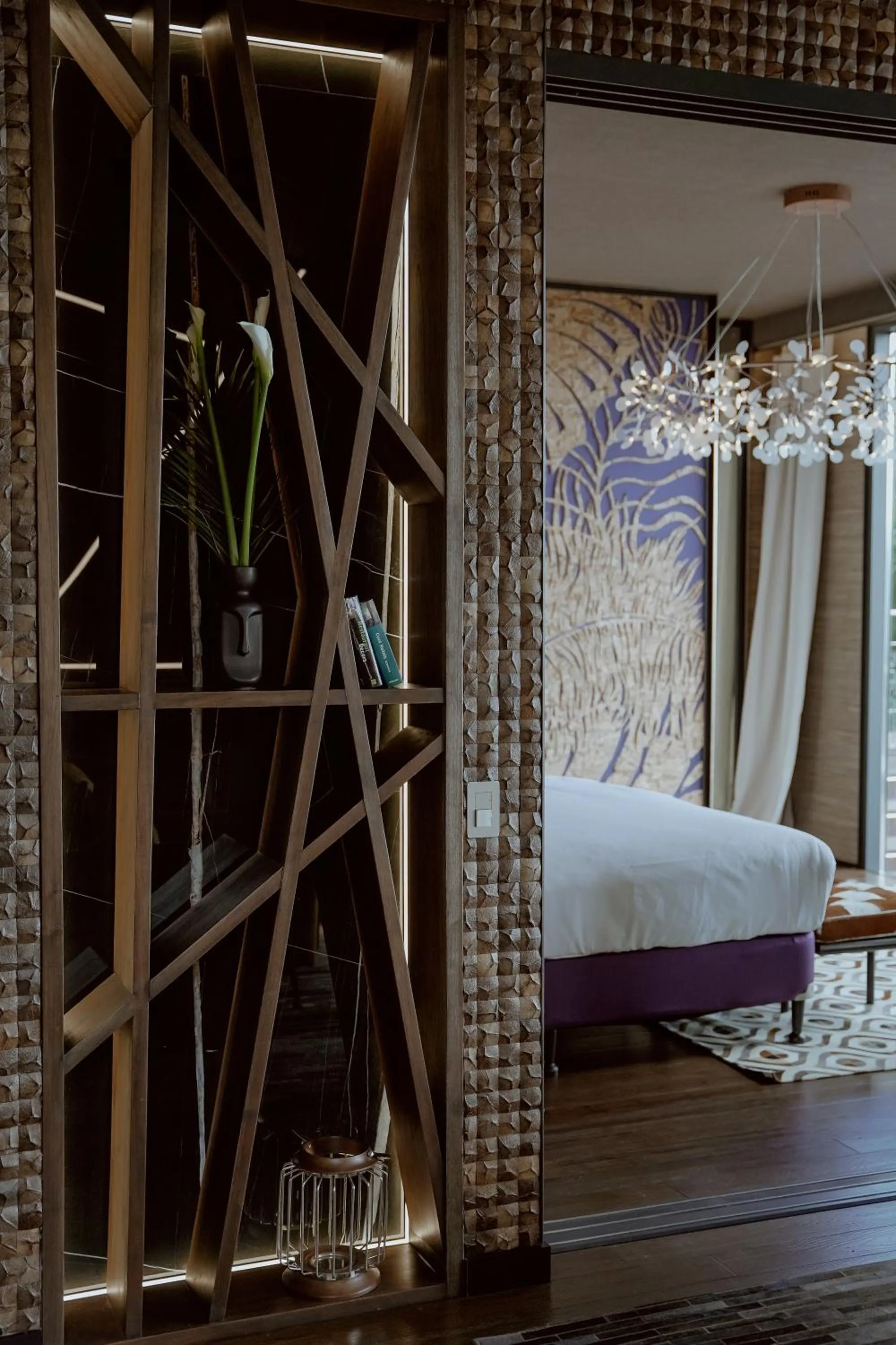 Decorative detail, Bed in Makanda by The Sea Hotel Adults Only