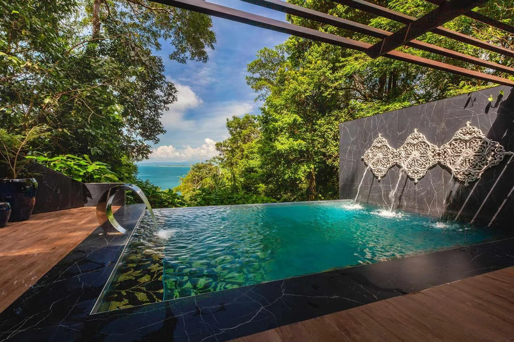 Pool view in Makanda by The Sea Hotel Adults Only