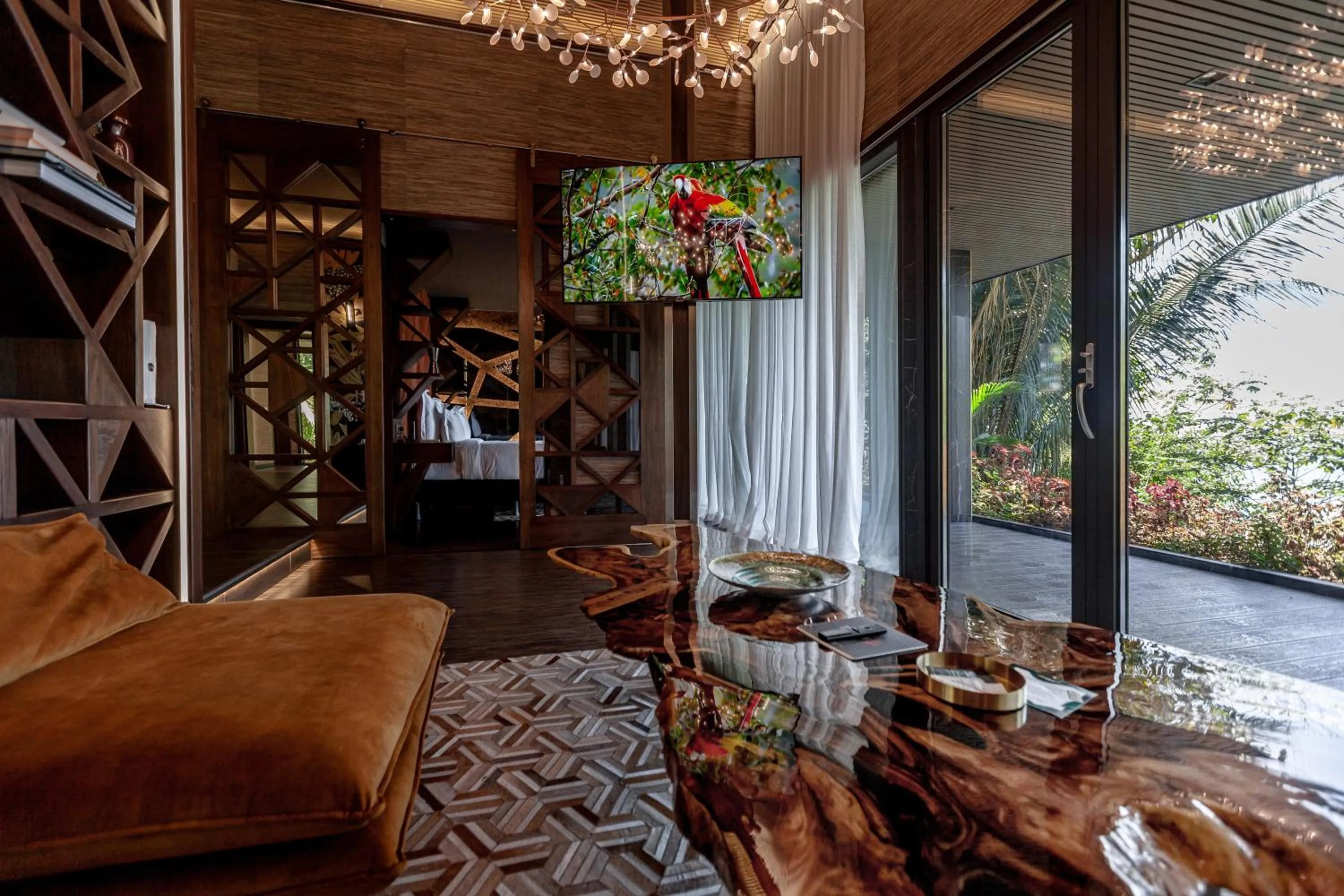 Living room in Makanda by The Sea Hotel Adults Only