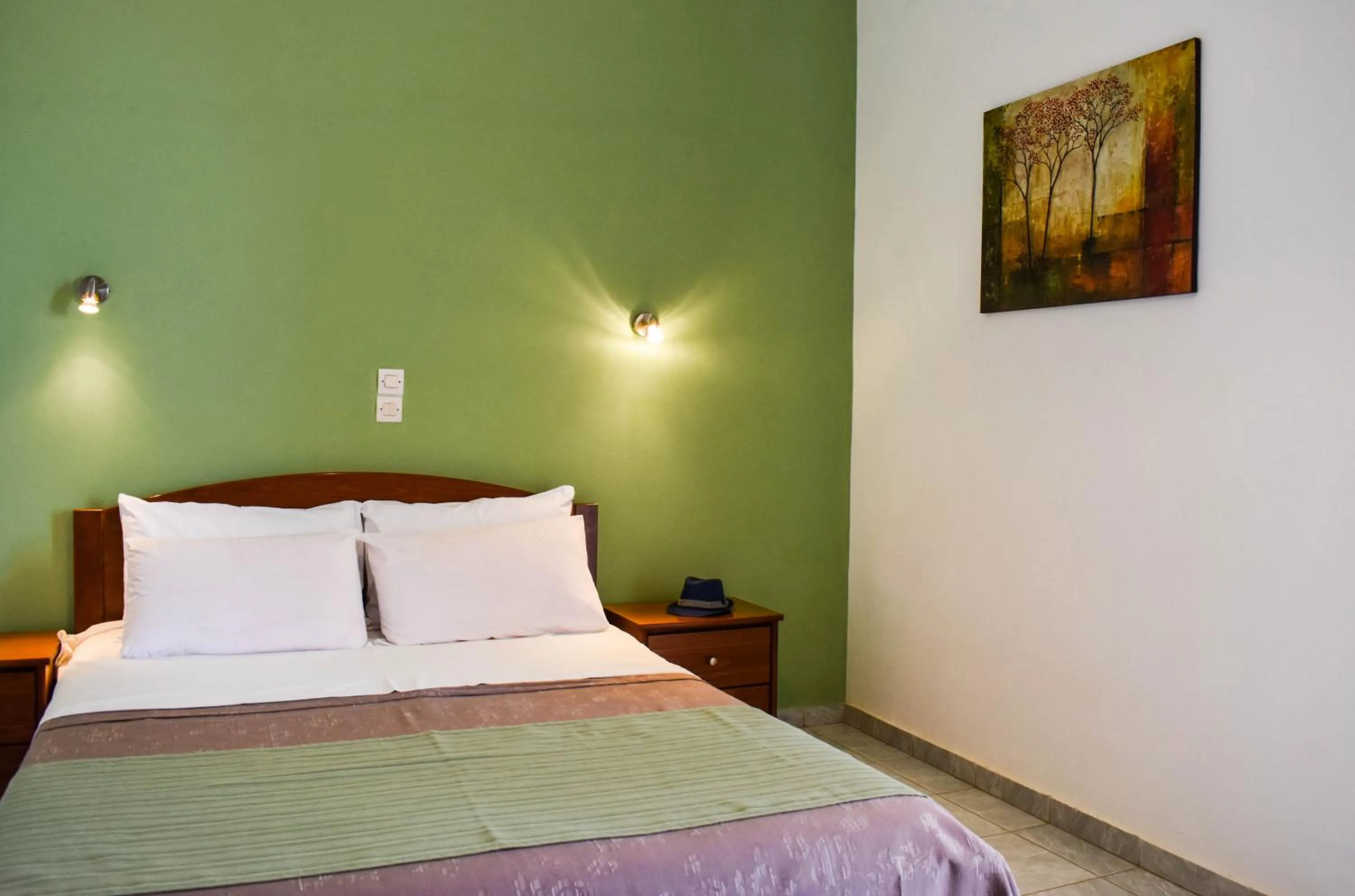 Bed in Panorama Hotel