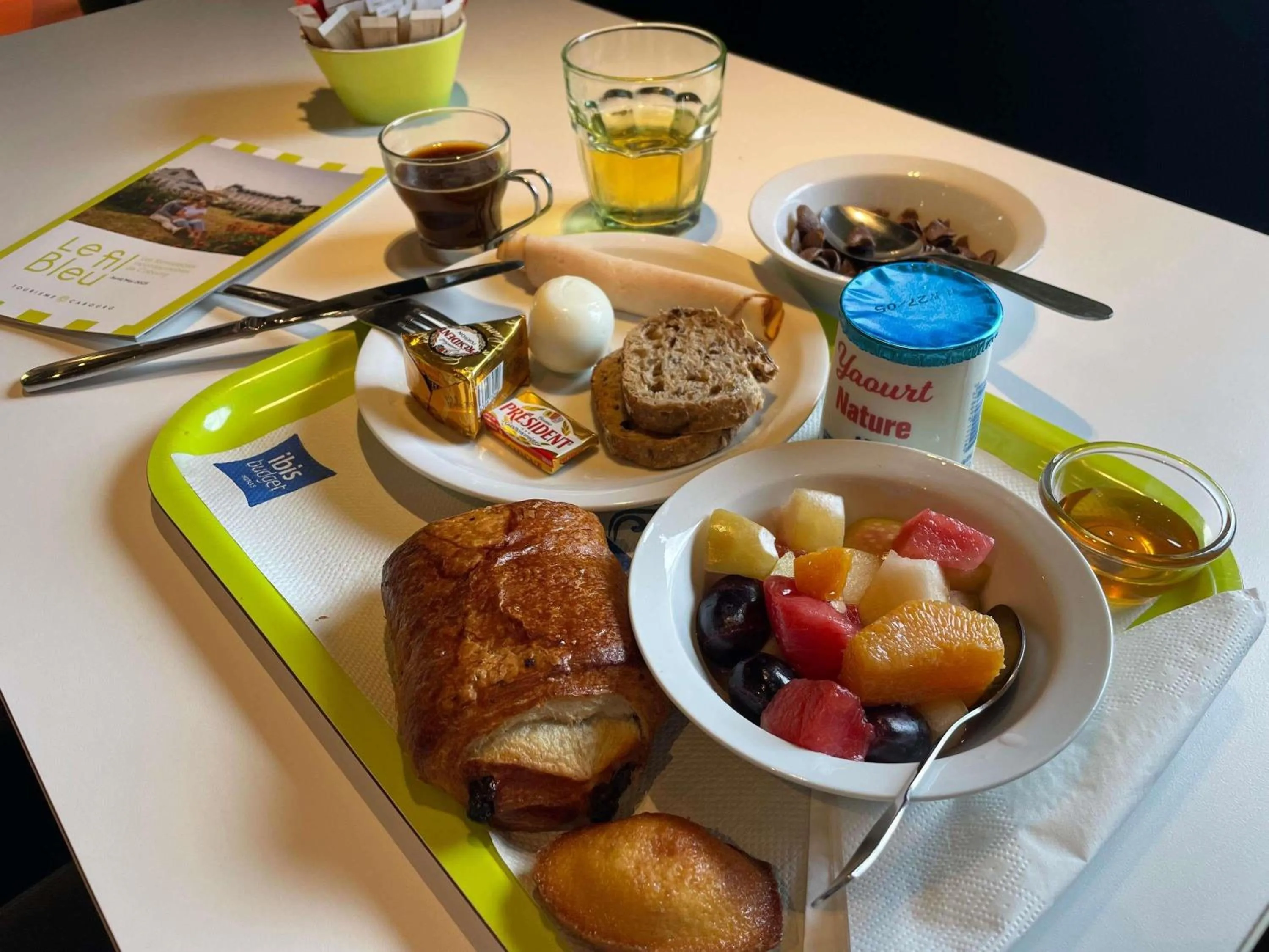 Breakfast in ibis budget Cabourg Dives sur Mer