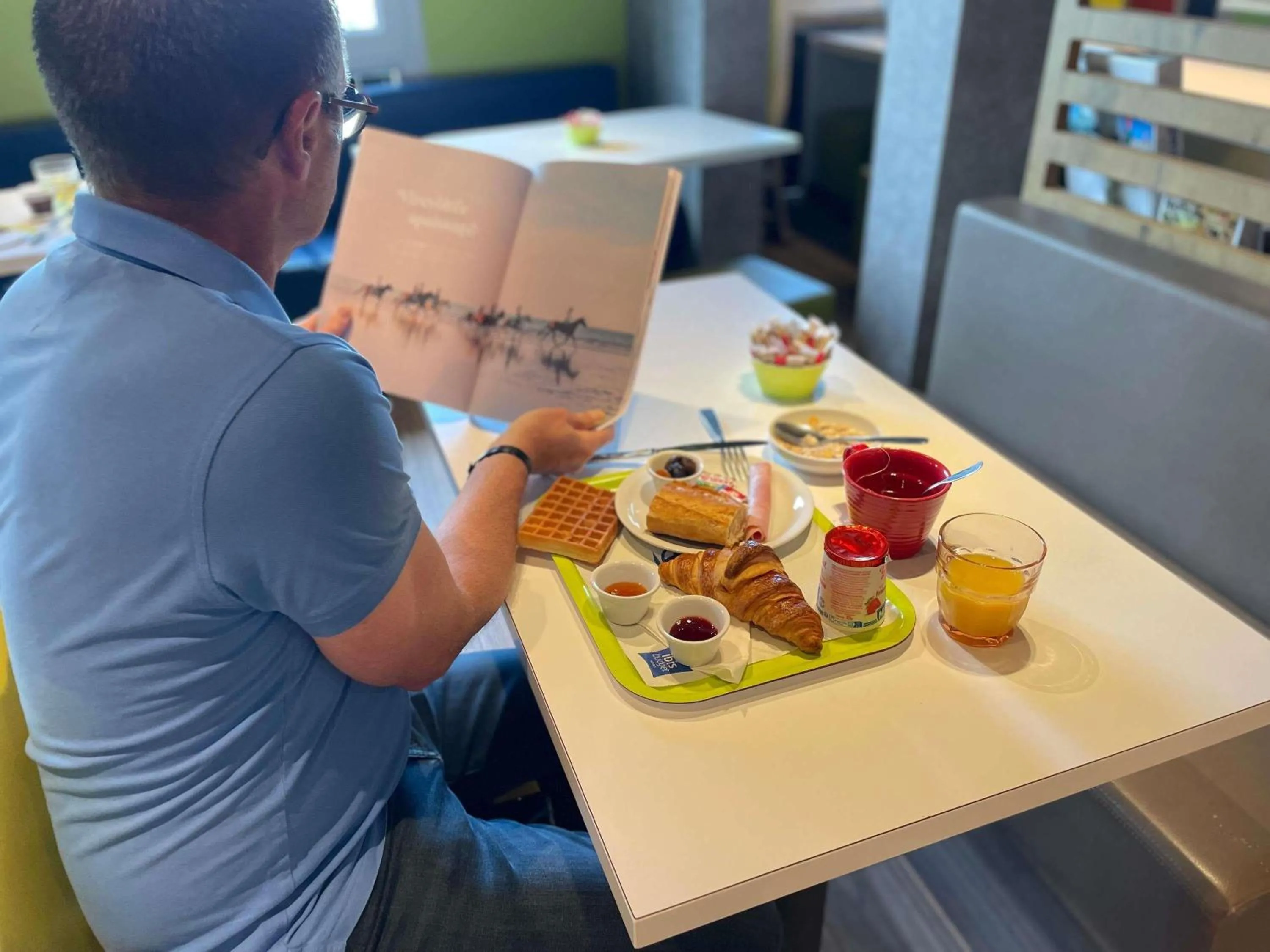 Breakfast in ibis budget Cabourg Dives sur Mer