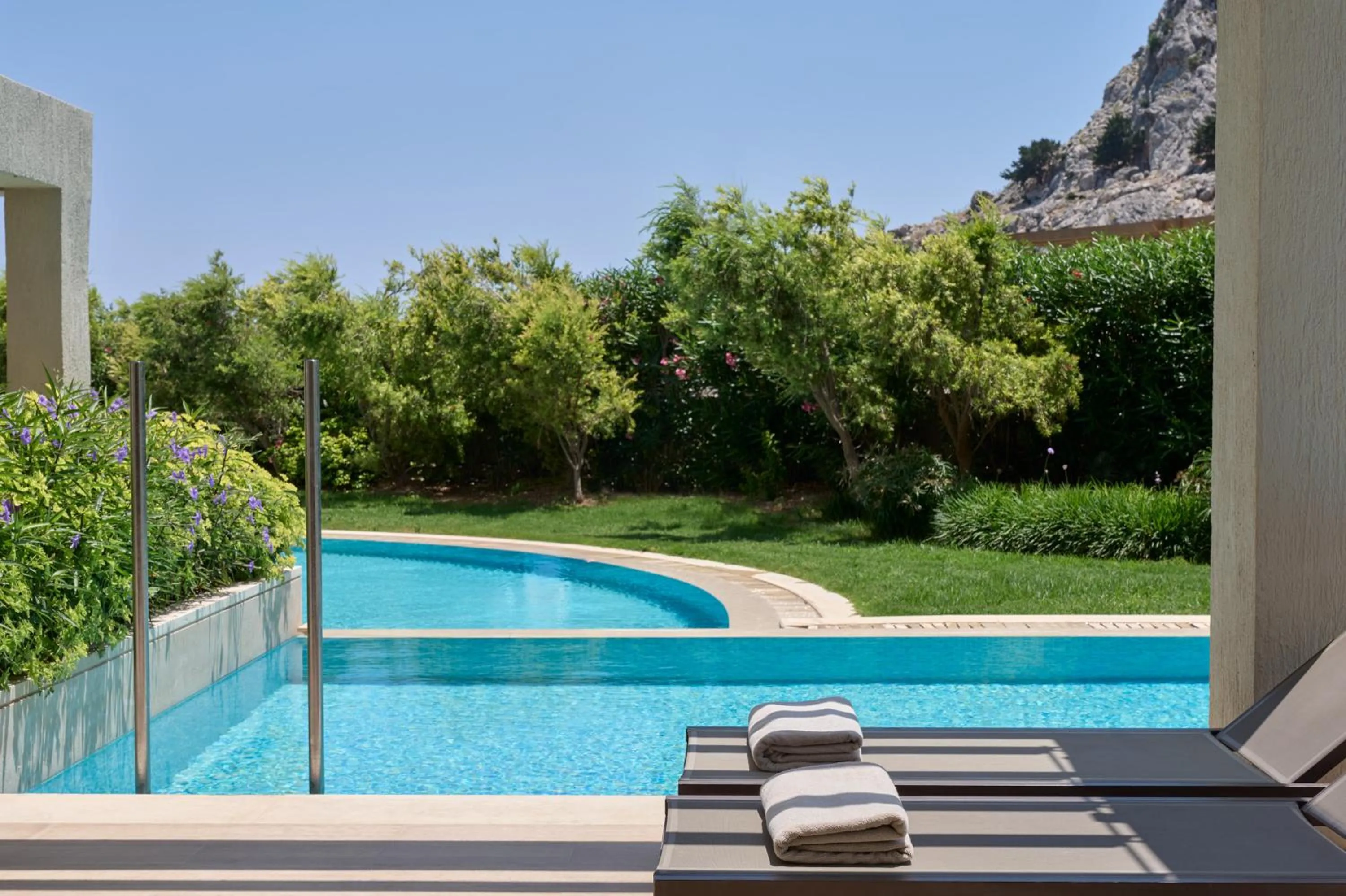 Garden view in Atlantica Aegean Blue