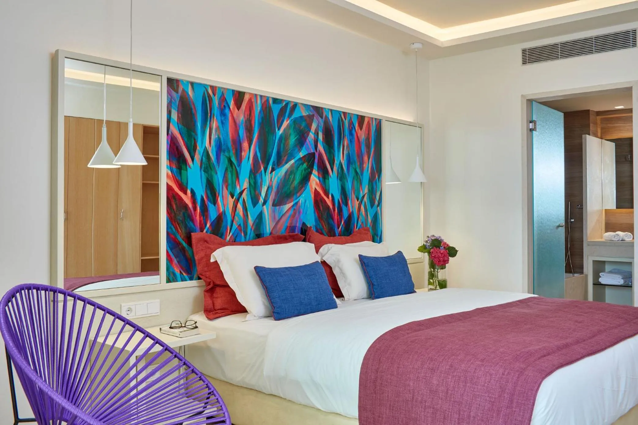 Bed in Atlantica Aegean Blue