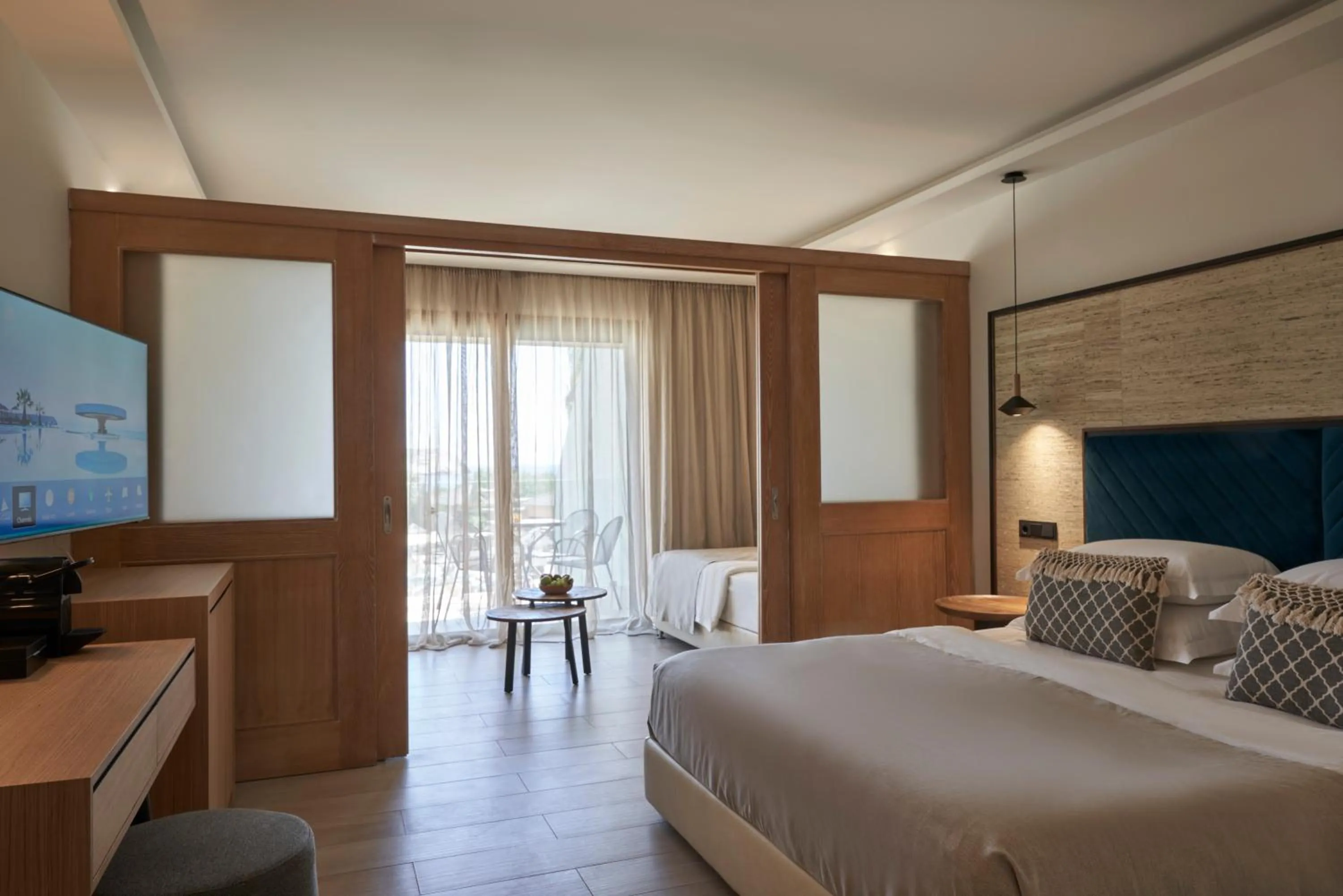 Bedroom, Bed in Atlantica Aegean Blue