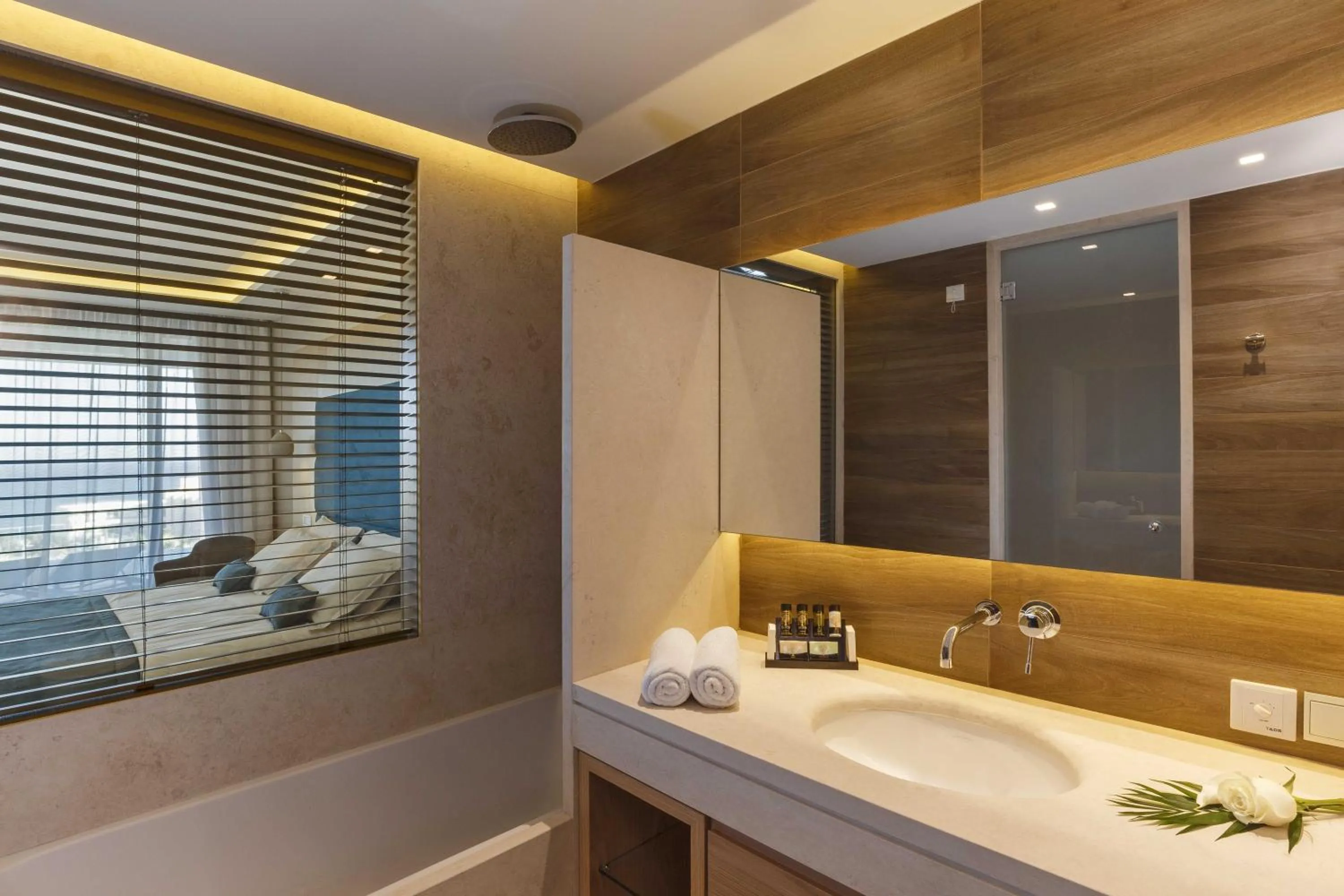 Bathroom, Bed in Atlantica Imperial Resort - Adults Only