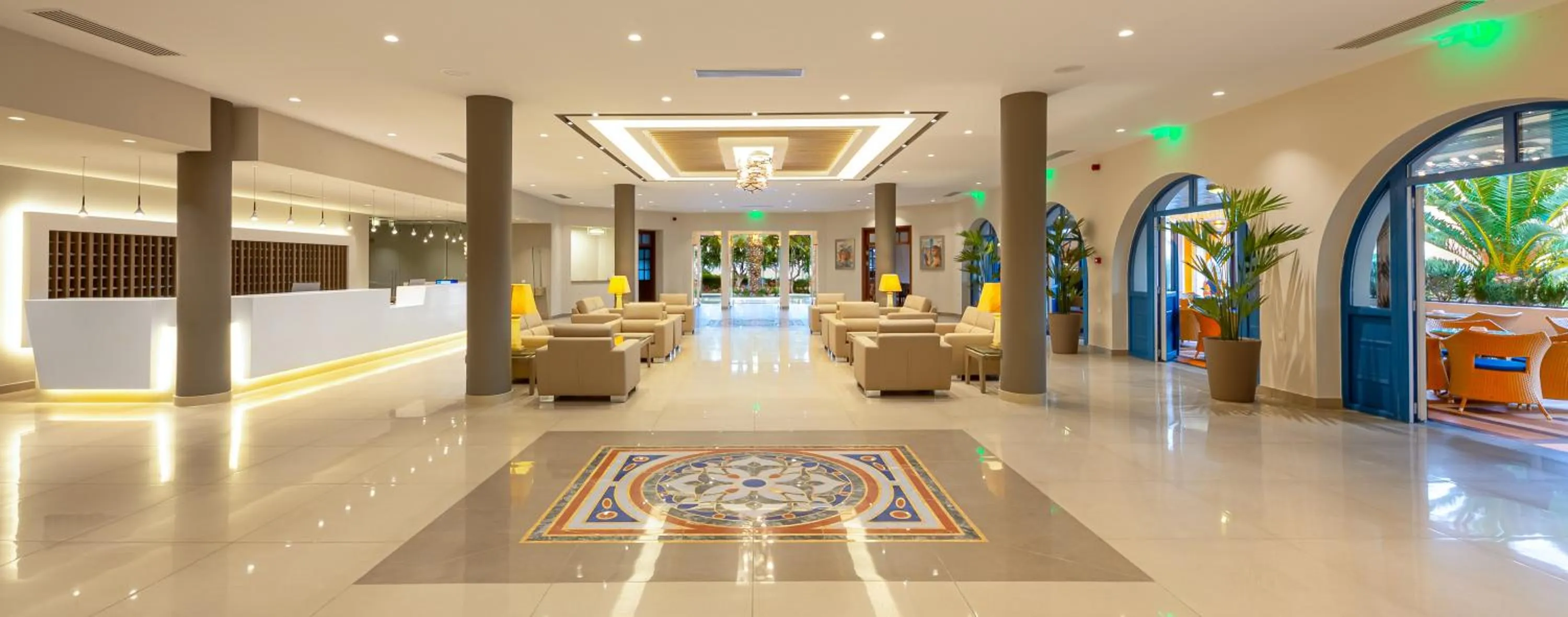 Lobby or reception in Lagas Aegean Village