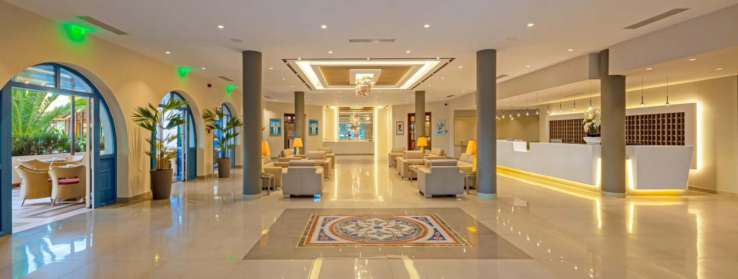 Lobby or reception in Lagas Aegean Village