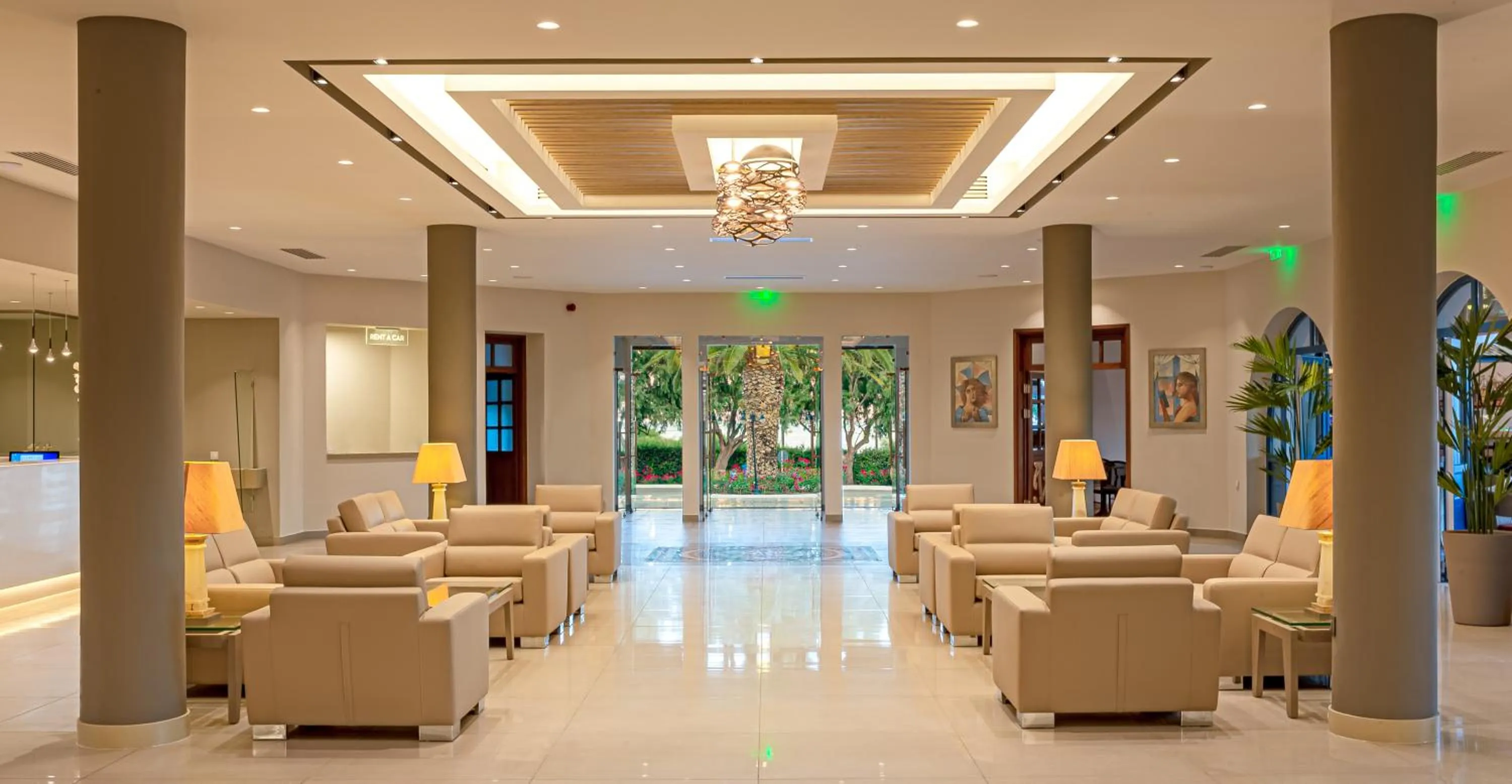 Lobby or reception in Lagas Aegean Village