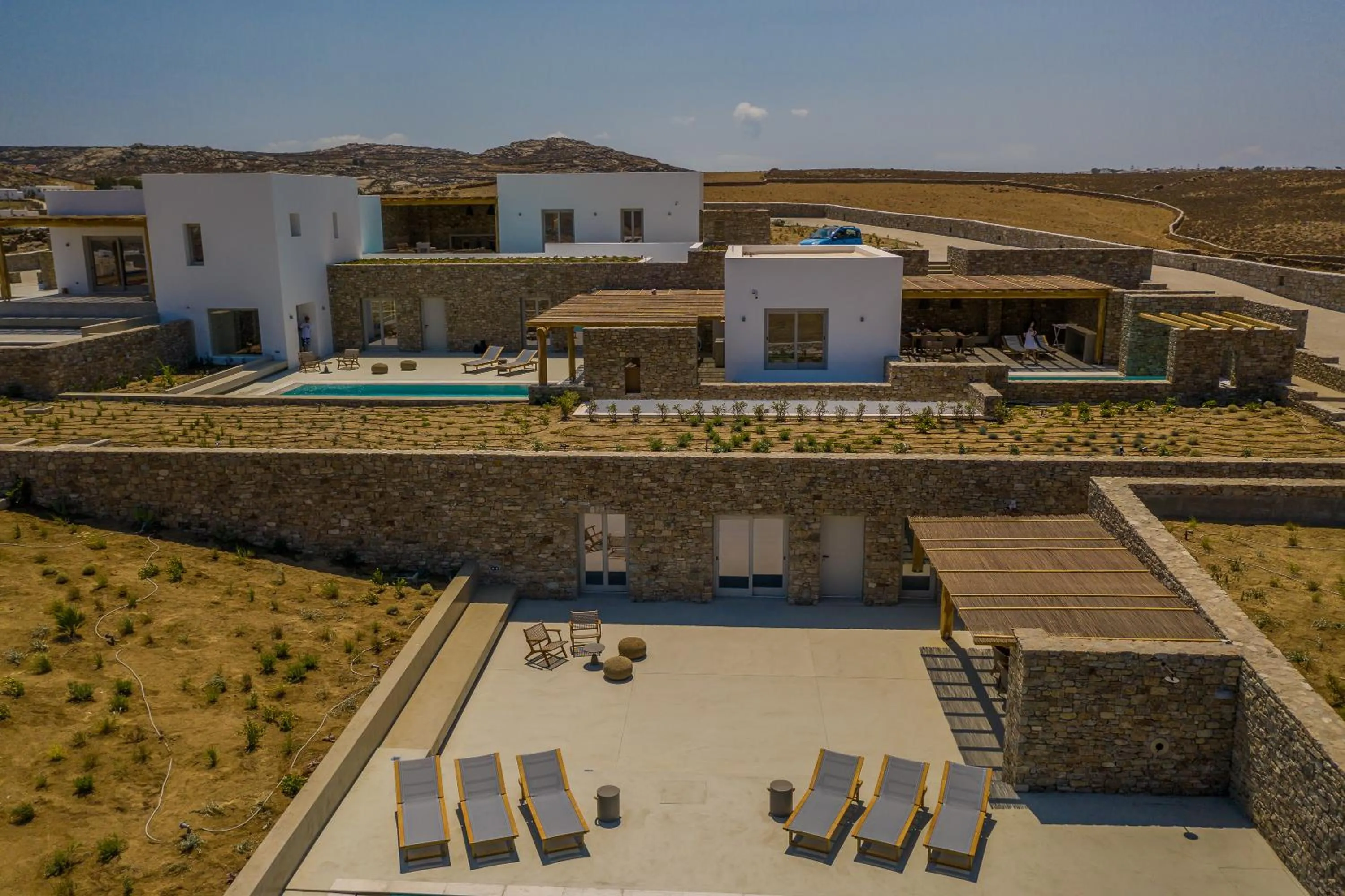 Bird's eye view in Amarelo Suites