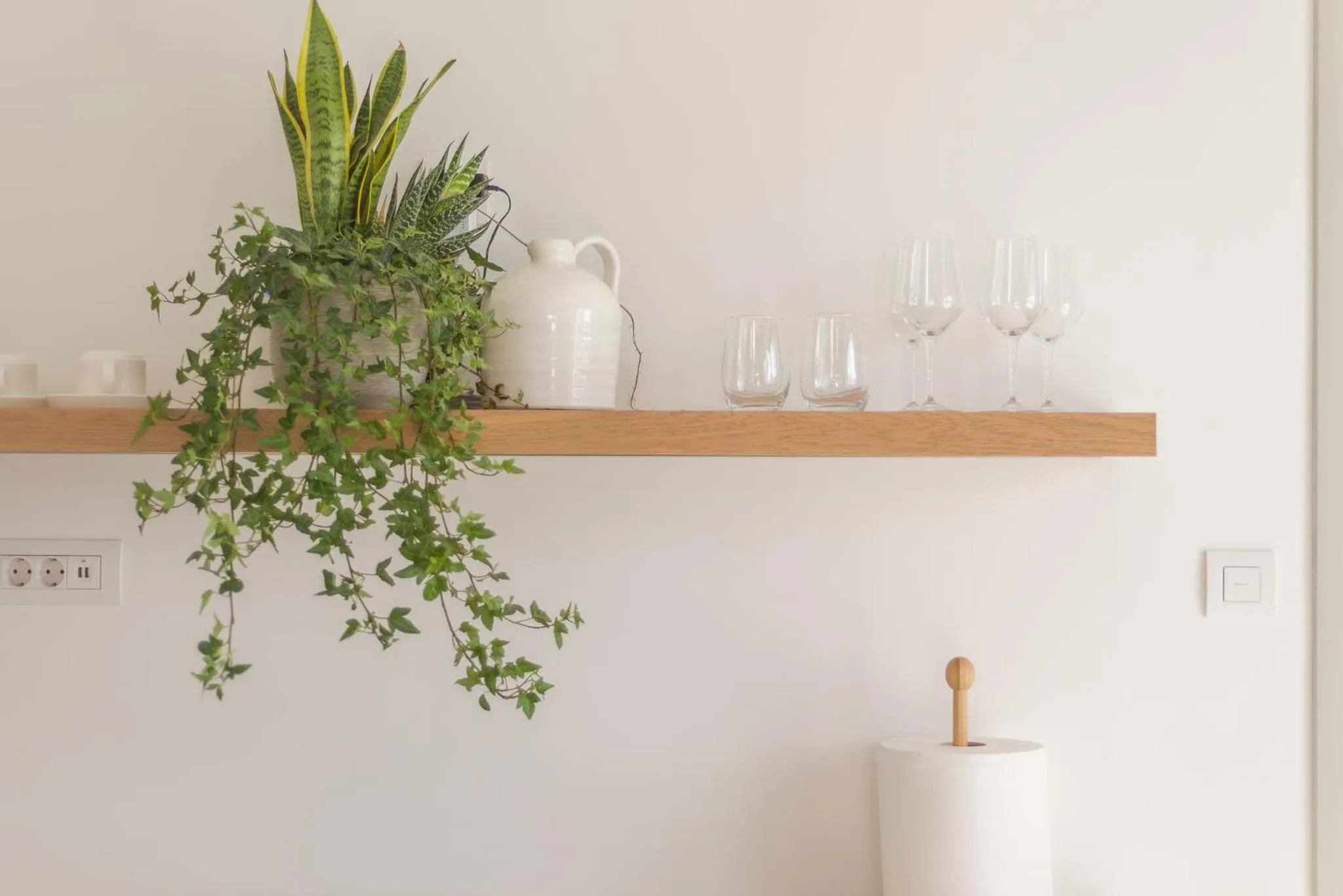 Kitchen or kitchenette in Amarelo Suites