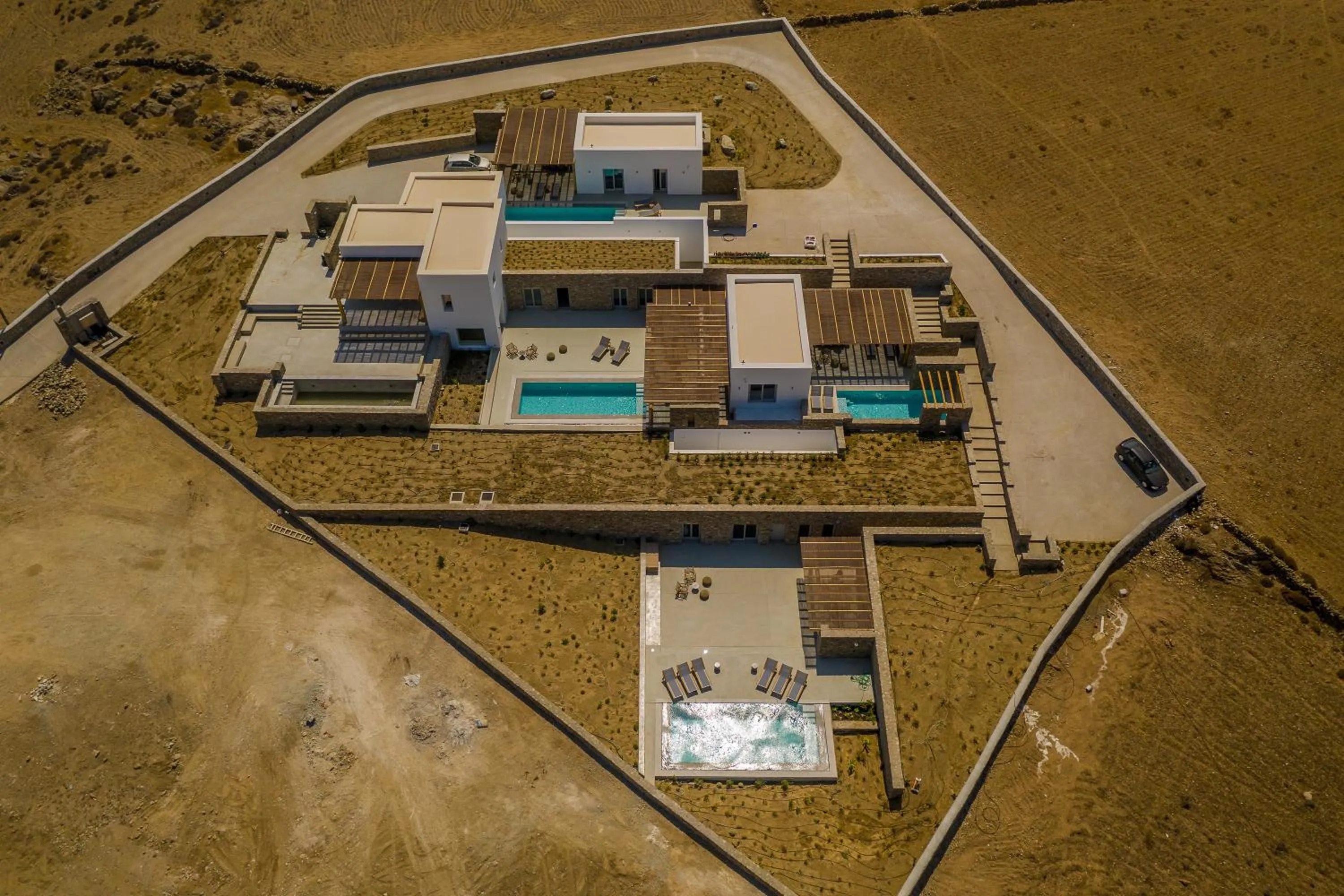 Bird's eye view in Amarelo Suites