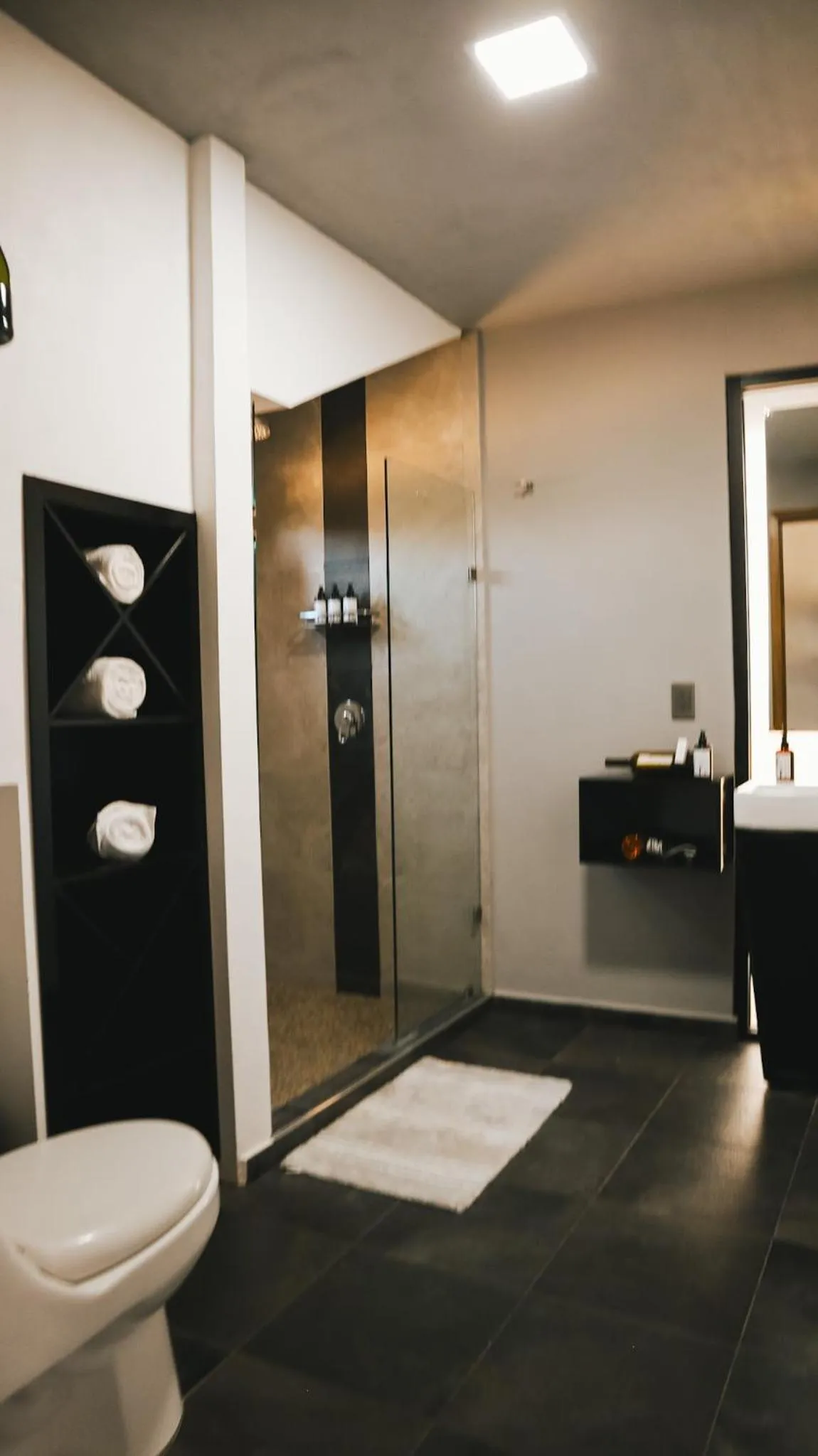 Shower in Origen75 Loft - Villas - Skypool - Viñedo, Valle de Guadalupe