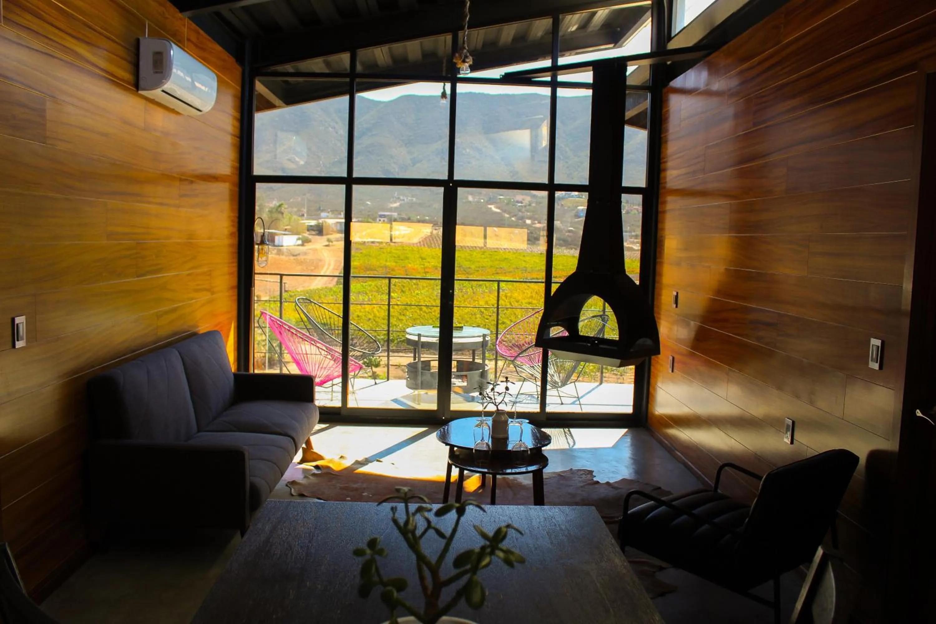 Living room in Origen75 Loft - Villas - Skypool - Viñedo, Valle de Guadalupe