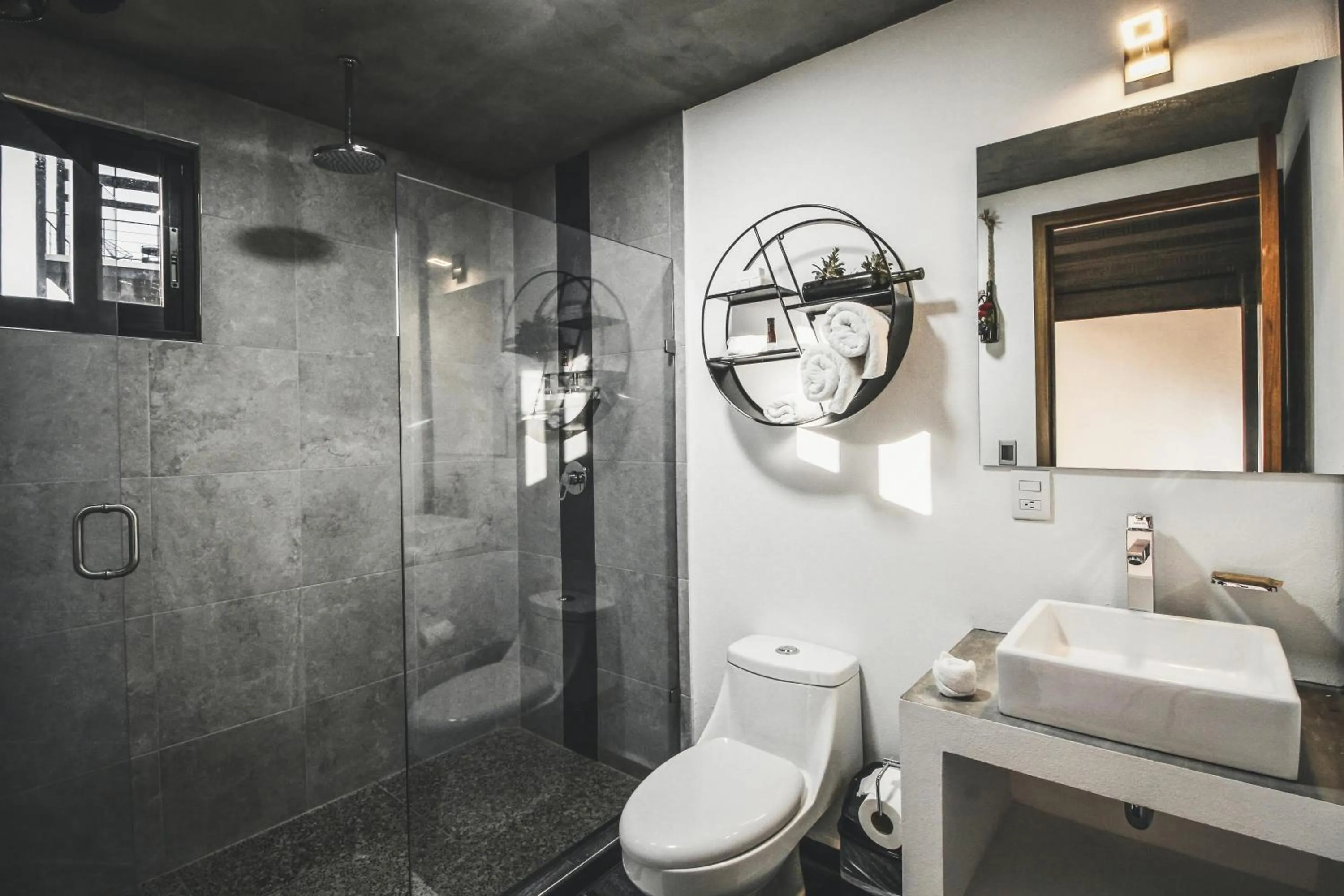 Bathroom in Origen75 Loft - Villas - Skypool - Viñedo, Valle de Guadalupe