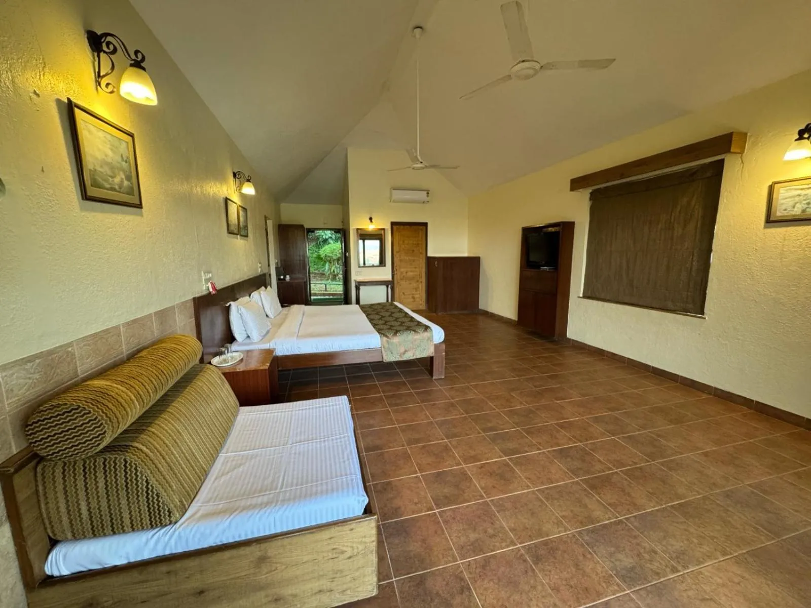 Bedroom, Bed in Upper Deck Resort - Stay and Relax at the Highest Peak Lonavala