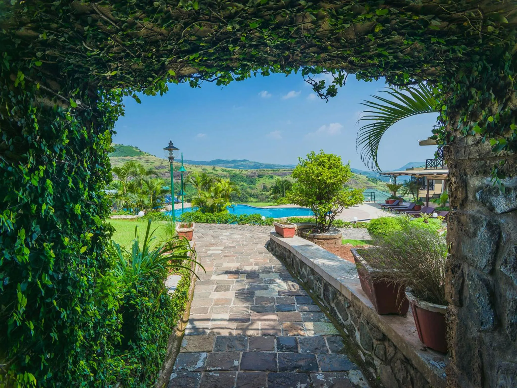 Swimming pool in Upper Deck Resort - Stay and Relax at the Highest Peak Lonavala