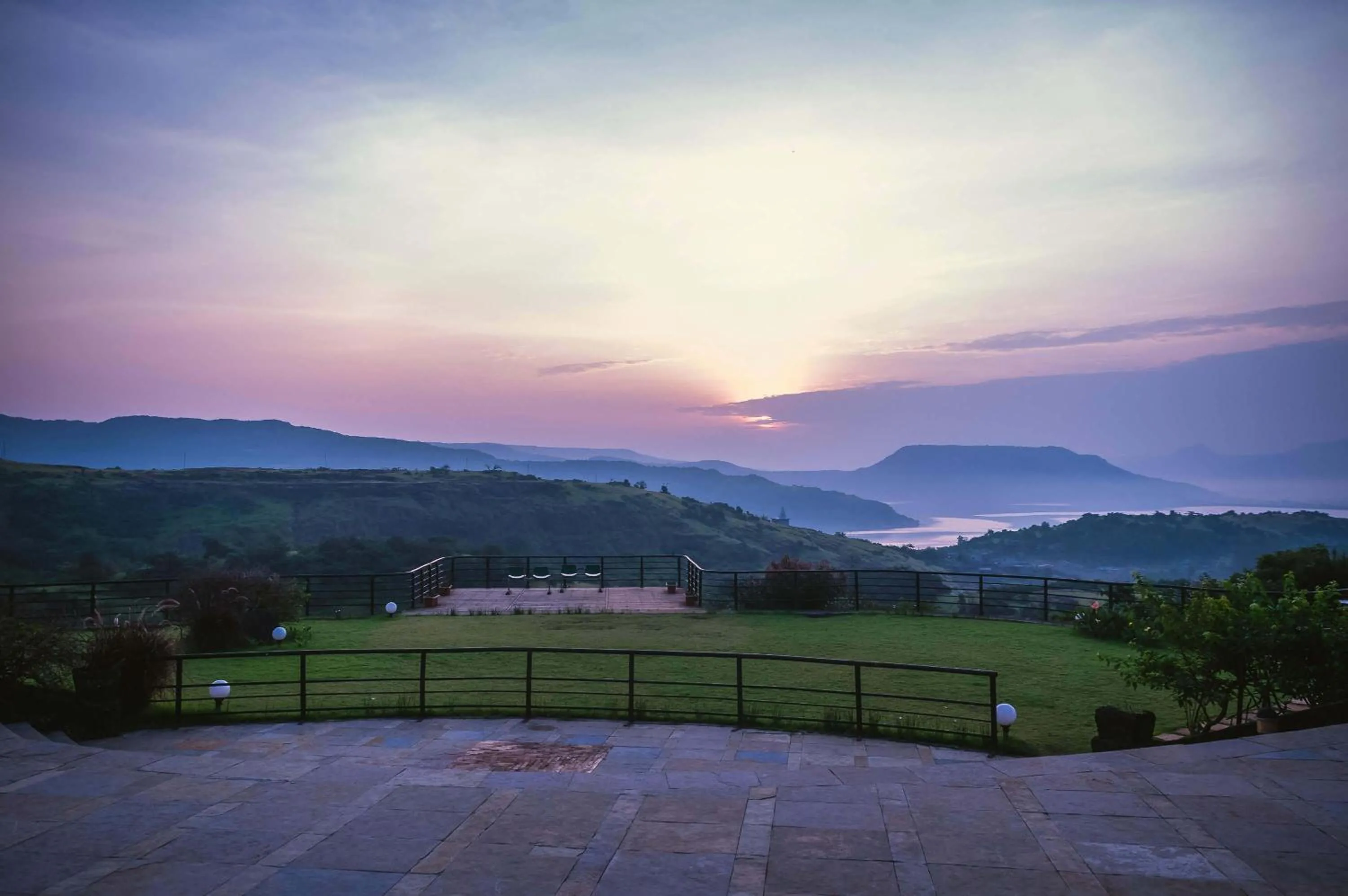 Garden view in Upper Deck Resort - Stay and Relax at the Highest Peak Lonavala