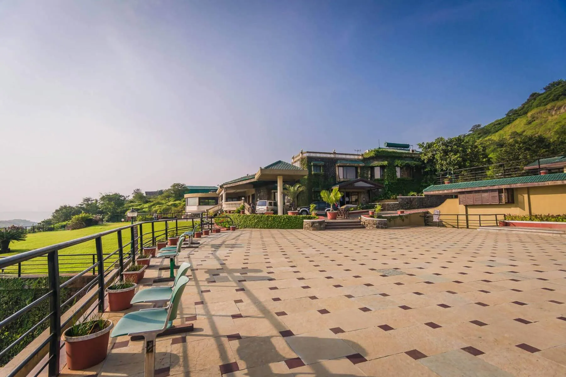 Balcony/Terrace in Upper Deck Resort - Stay and Relax at the Highest Peak Lonavala