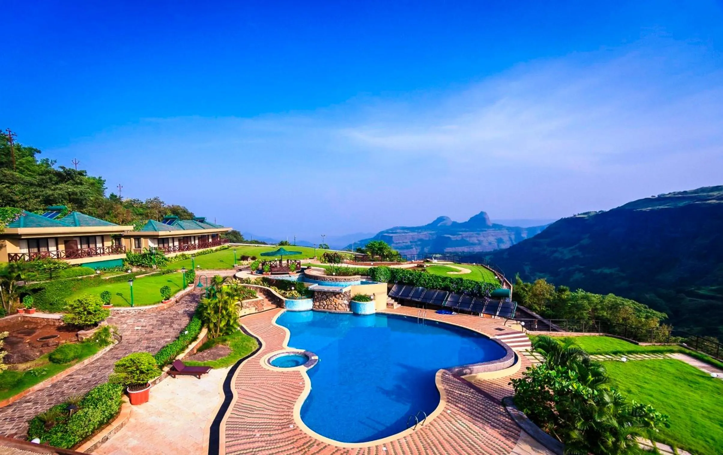 Swimming pool in Upper Deck Resort - Stay and Relax at the Highest Peak Lonavala