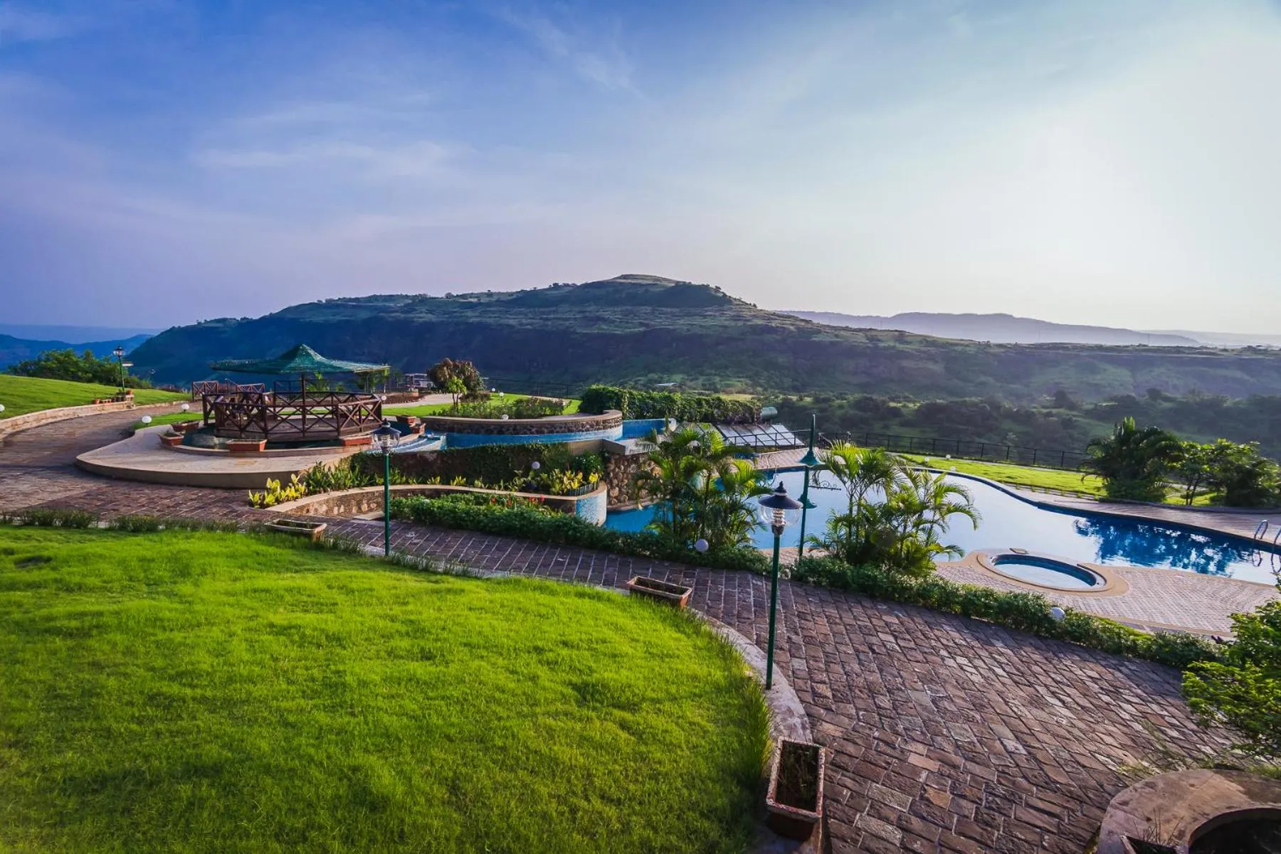 Swimming pool in Upper Deck Resort - Stay and Relax at the Highest Peak Lonavala