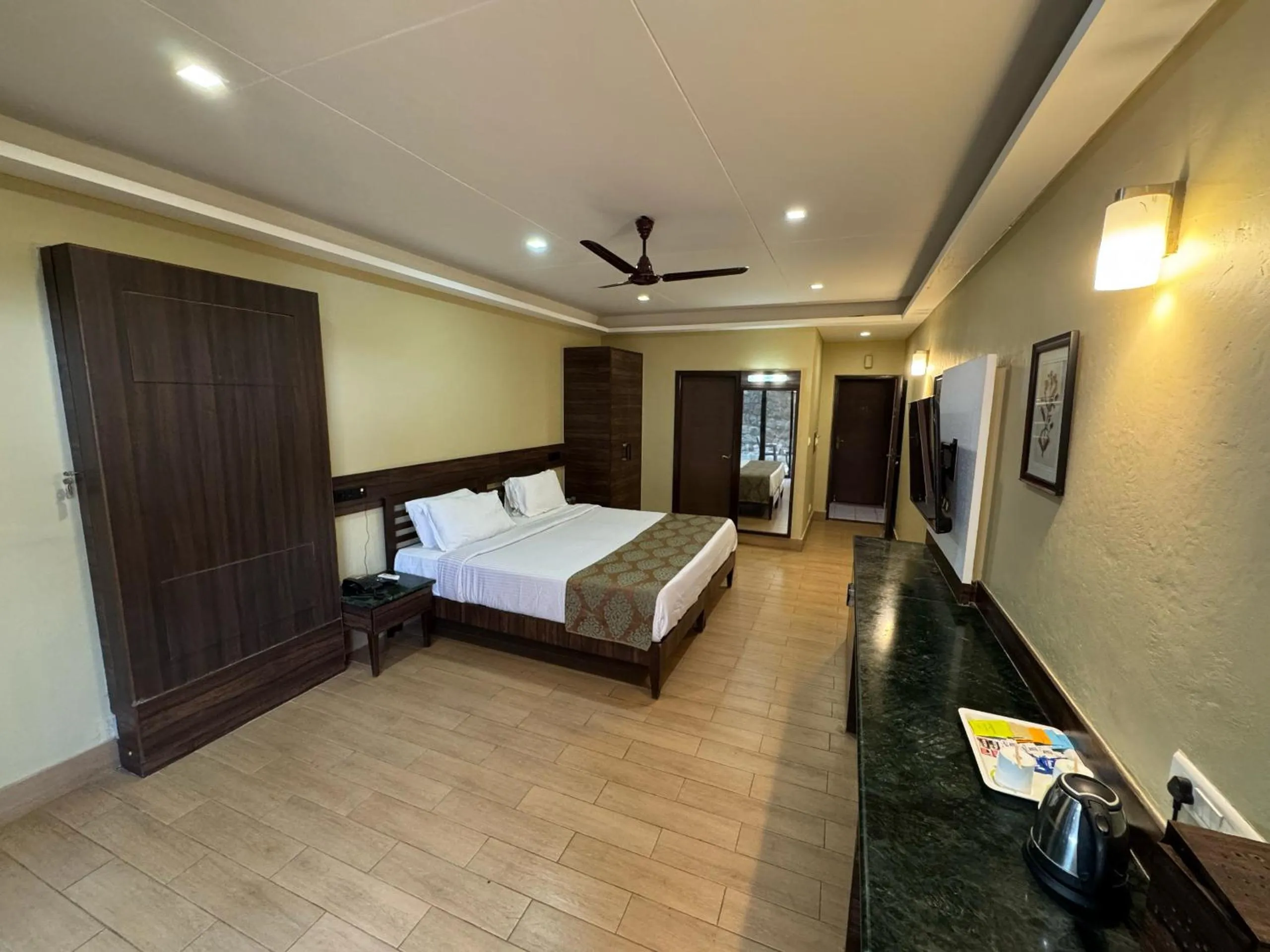 Bedroom, Bed in Upper Deck Resort - Stay and Relax at the Highest Peak Lonavala
