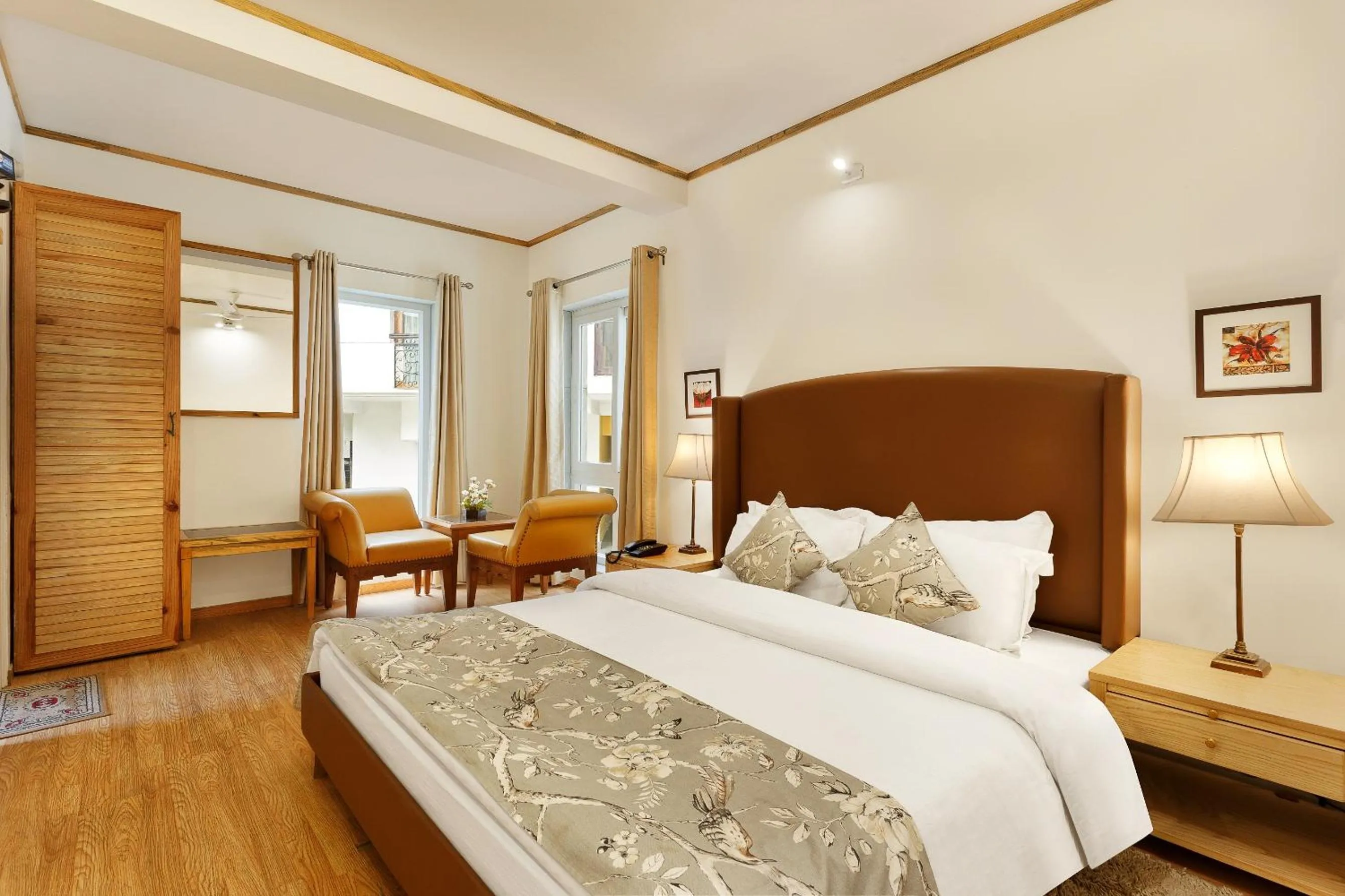 Bedroom, Bed in The Pinewood, Nainital by Leisure Hotels