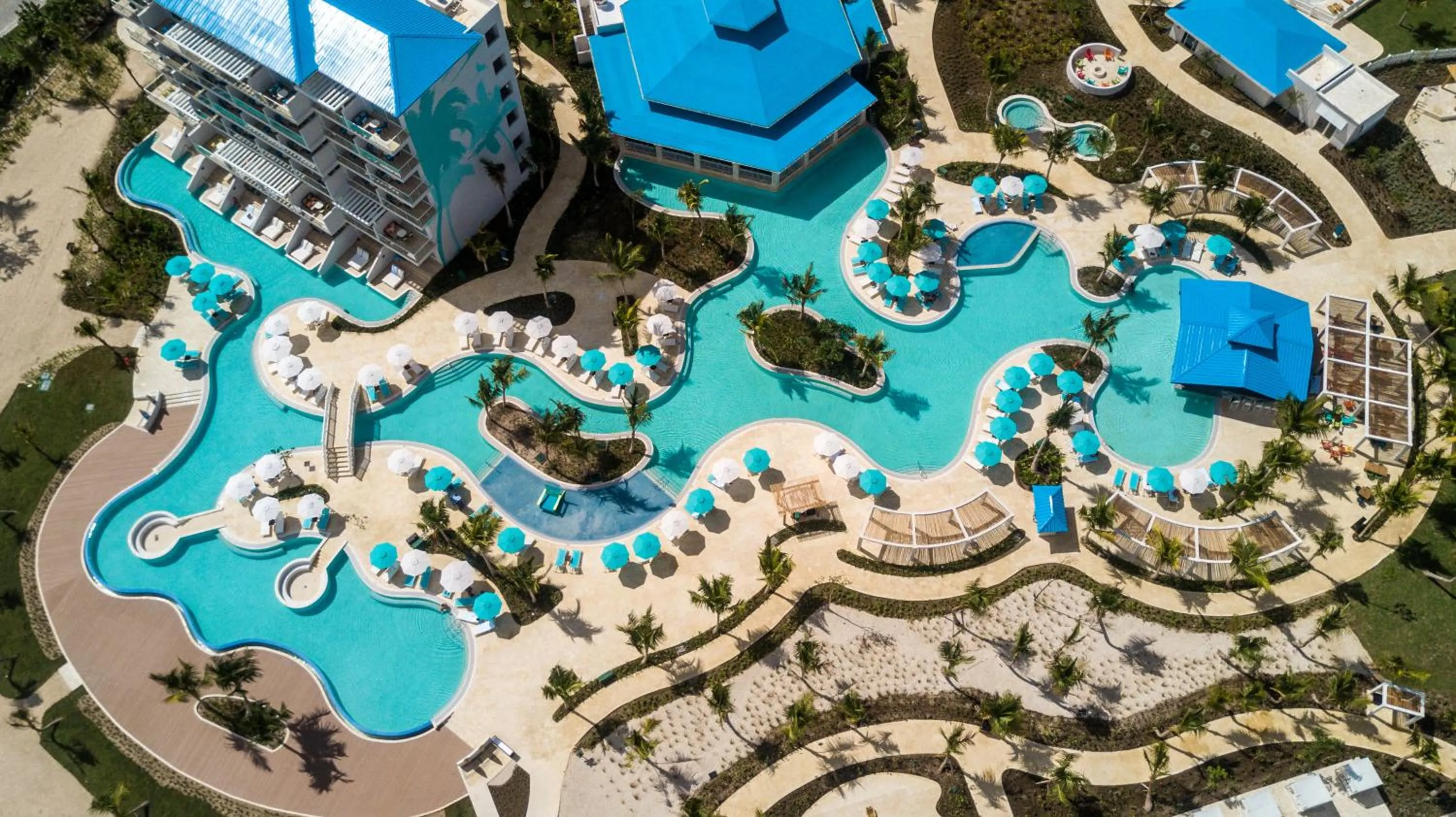Swimming pool in Margaritaville Beach Resort Cap Cana Hammock - An Adults Only All-Inclusive Experience