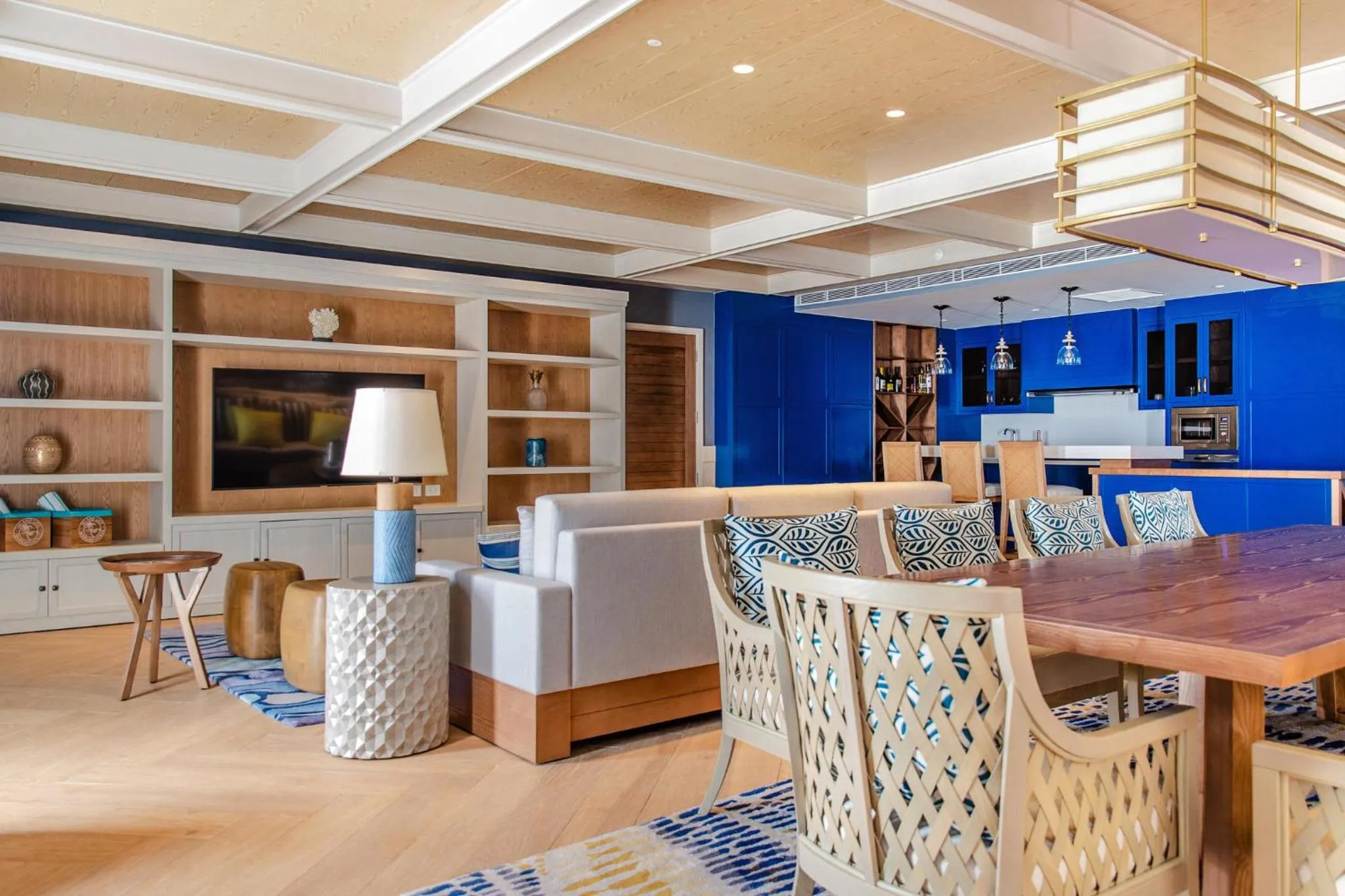 Living room in Margaritaville Beach Resort Cap Cana Hammock - An Adults Only All-Inclusive Experience