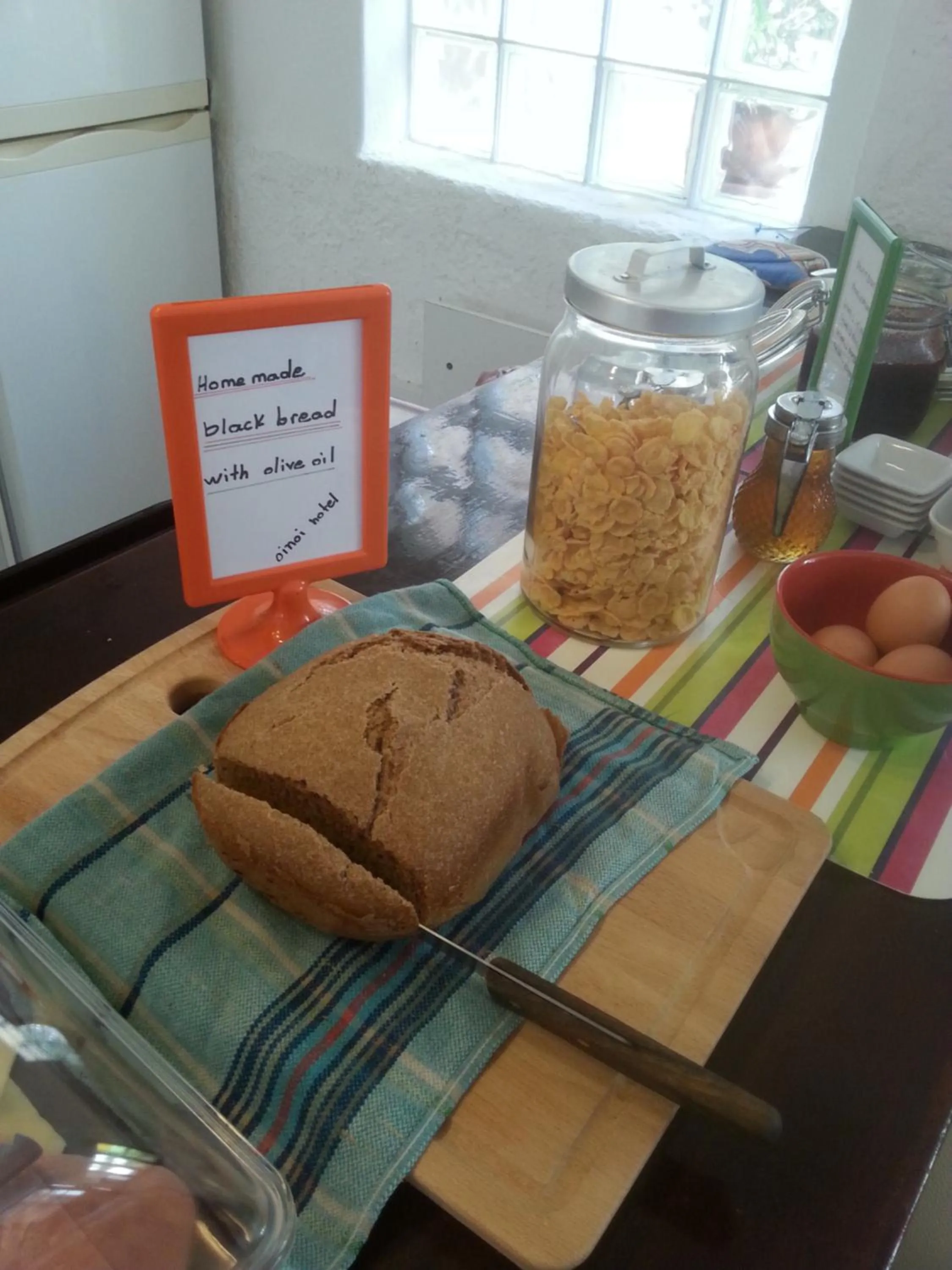 Buffet breakfast in Oinoi Hotel