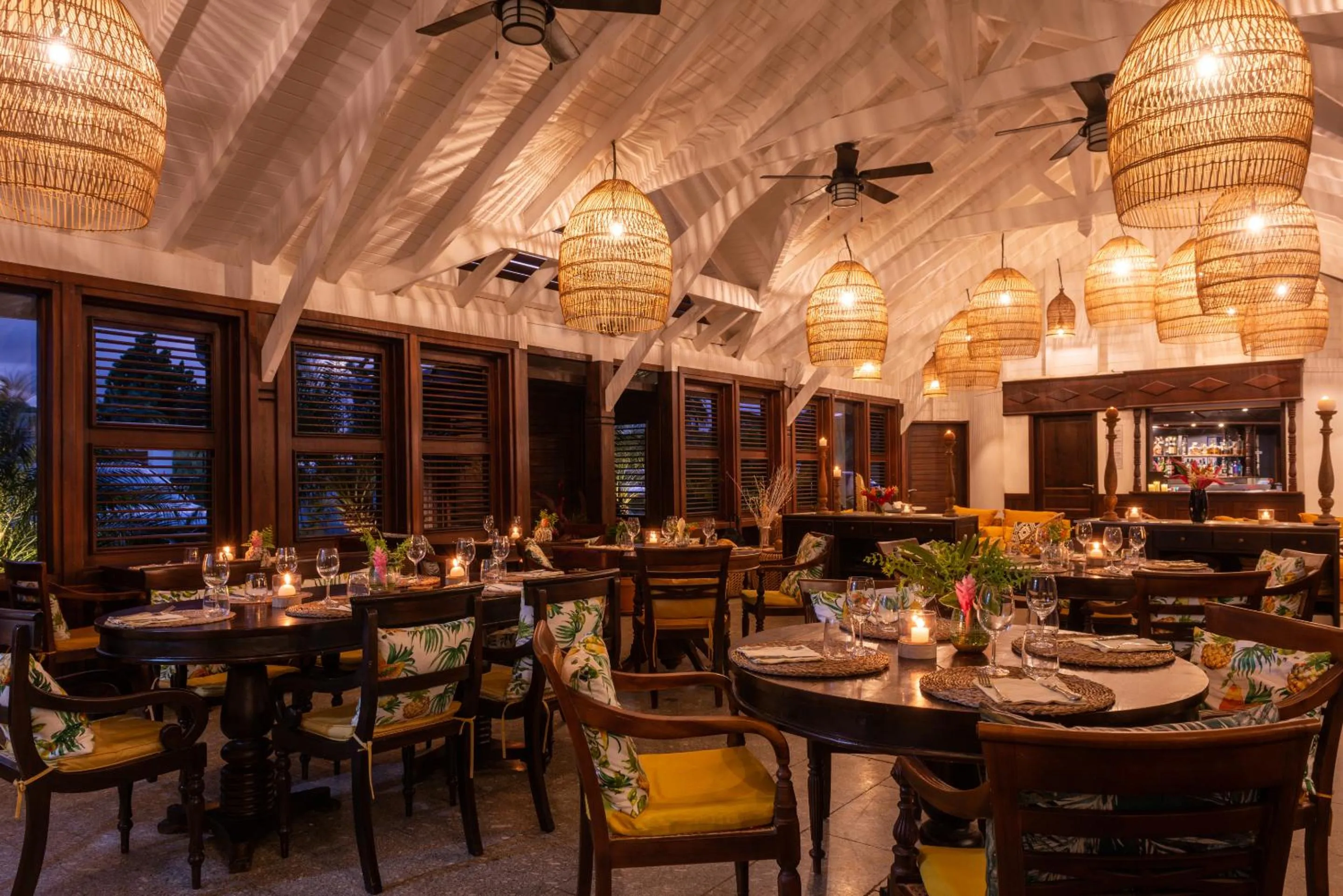 Dining area in Villa Saint Jean - Habitation Saint Charles