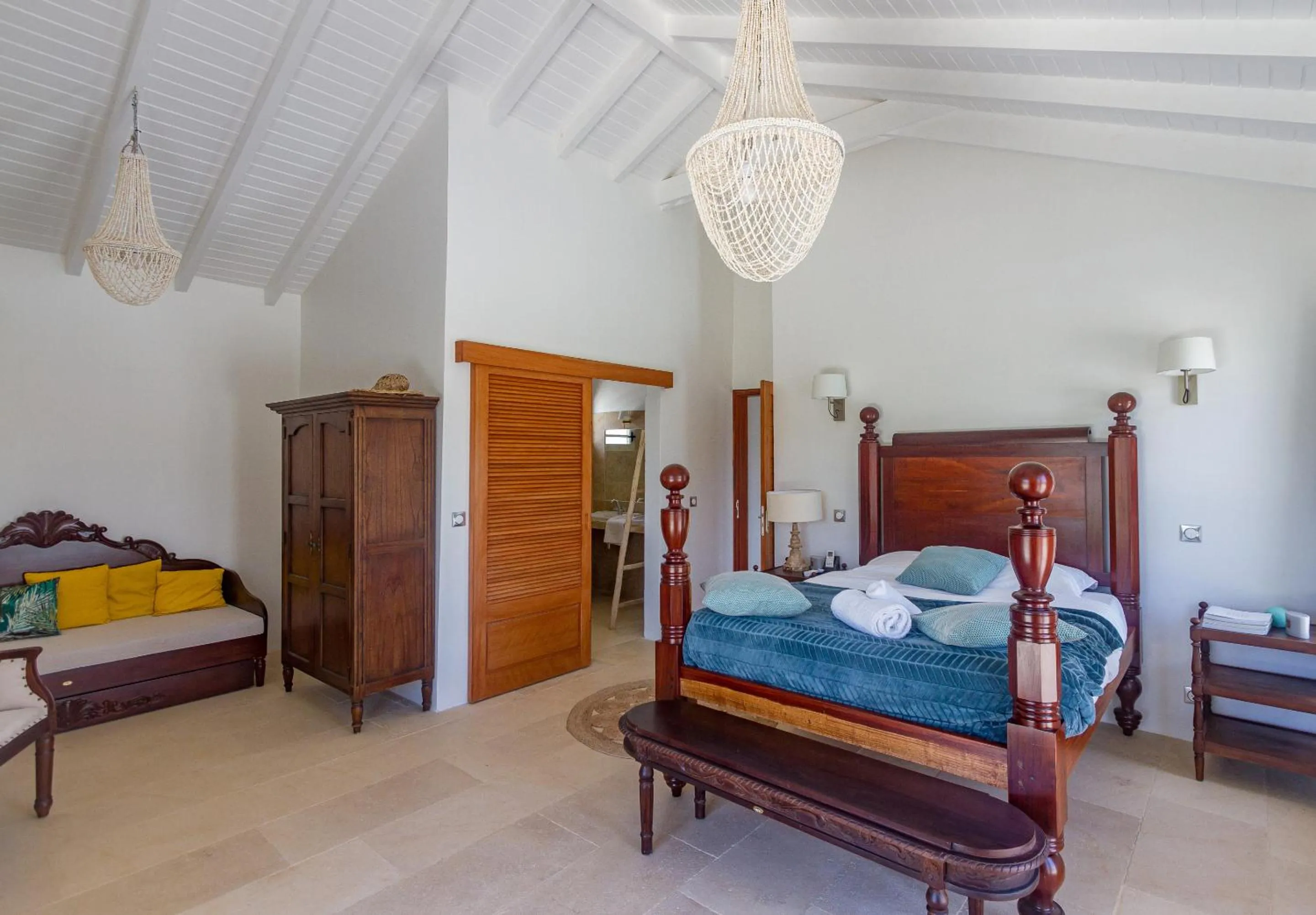 Bedroom, Bed in Villa Saint Jean - Habitation Saint Charles