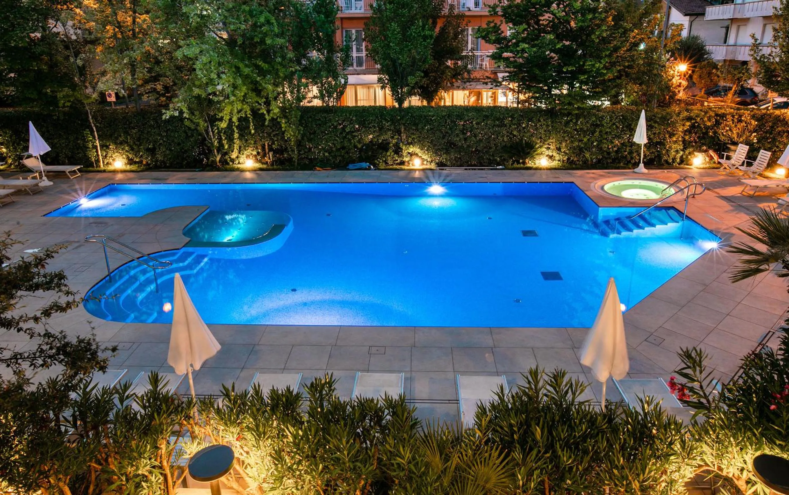 Pool view in Hotel Maddalena