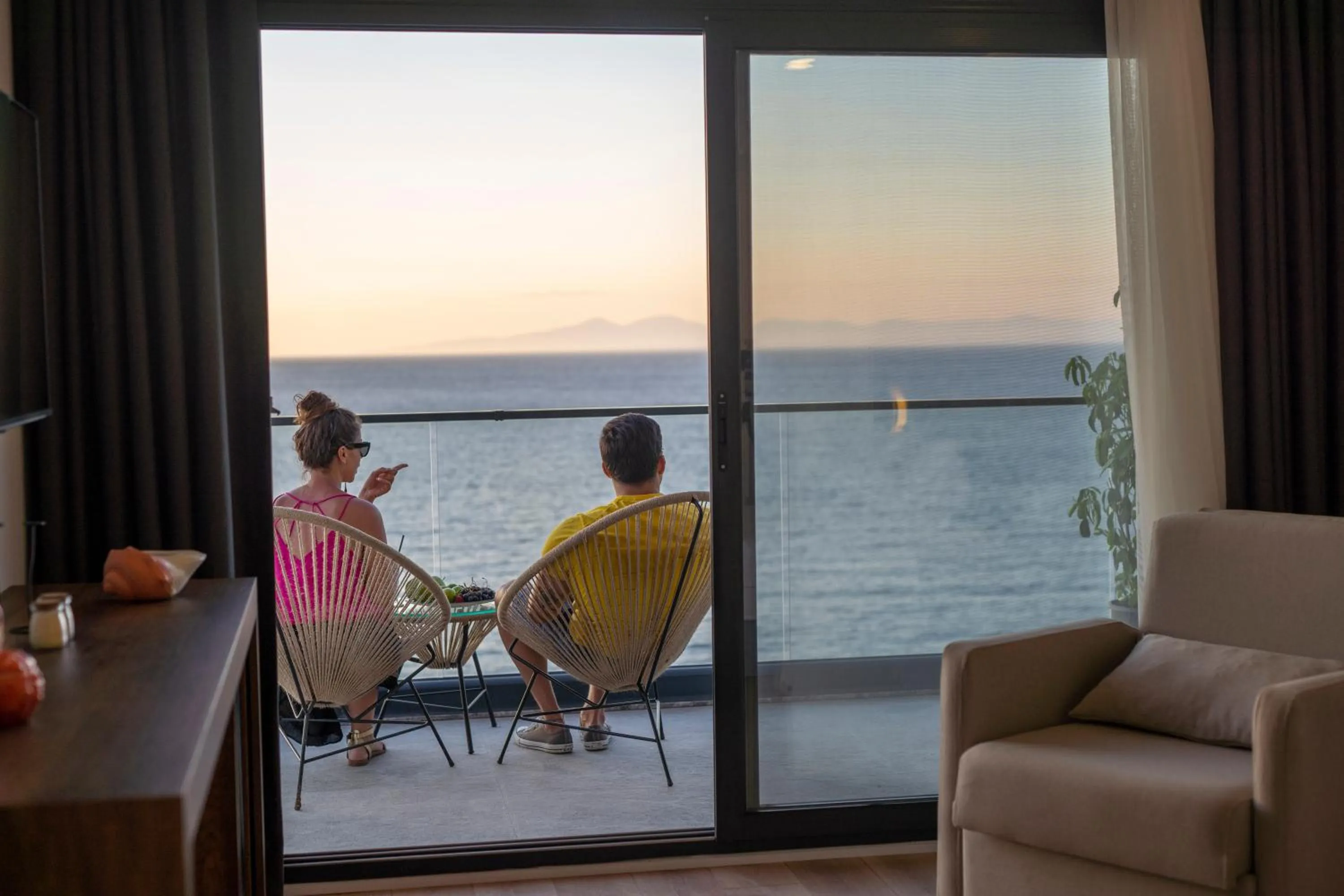 Balcony/Terrace in niXie Hotel & Beach - Adult Only