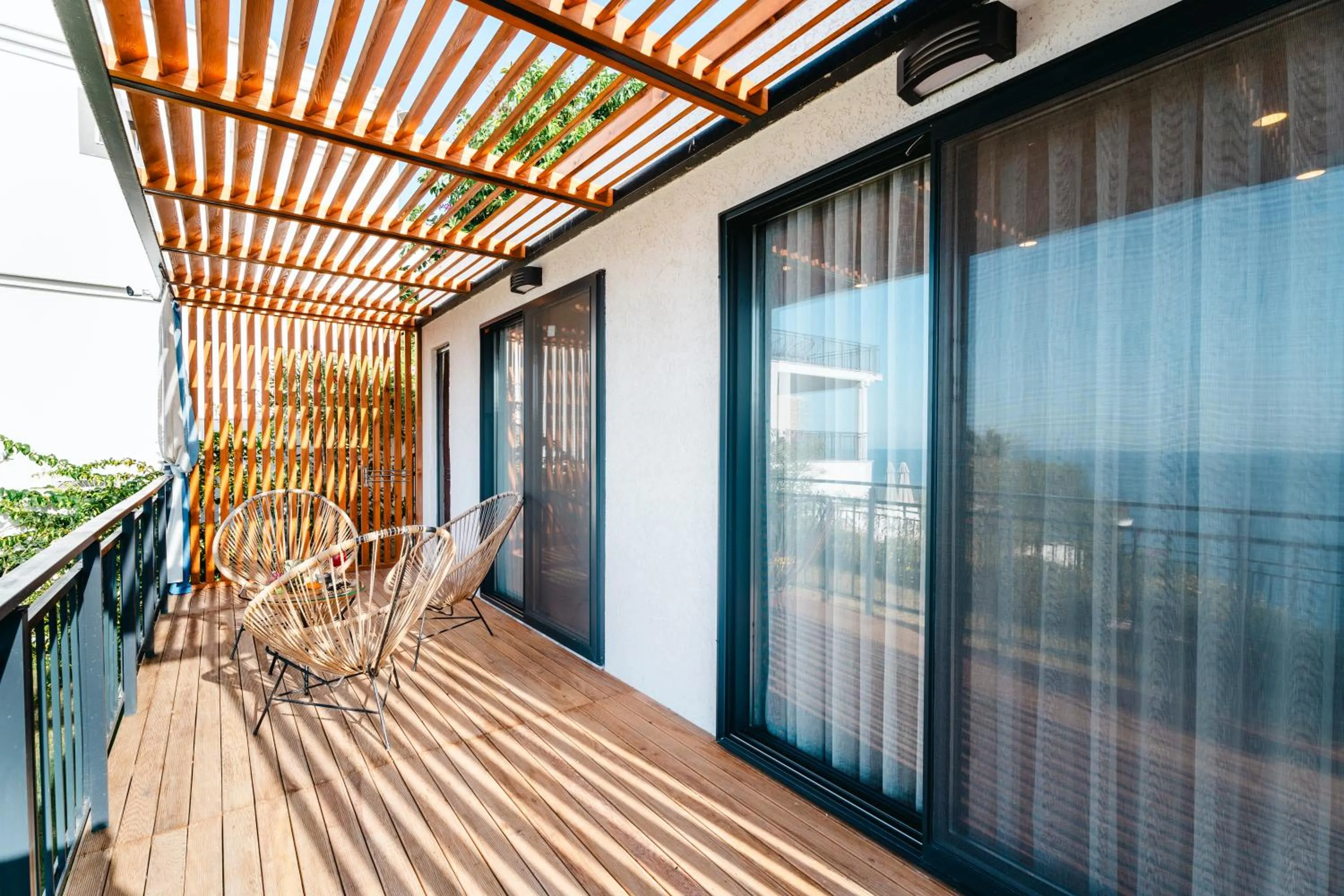 Balcony/Terrace in niXie Hotel & Beach - Adult Only