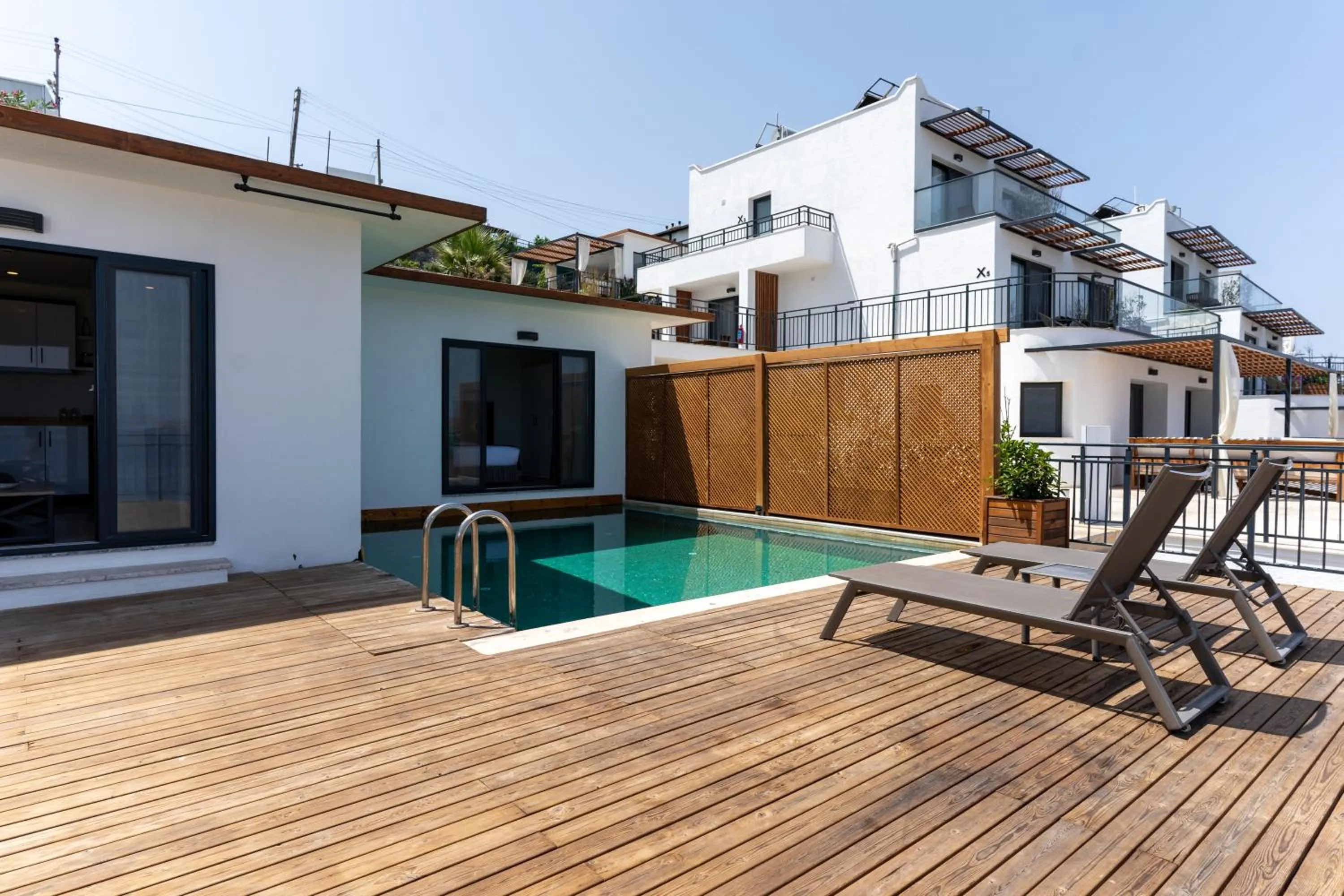 Patio, Swimming Pool in niXie Hotel & Beach - Adult Only