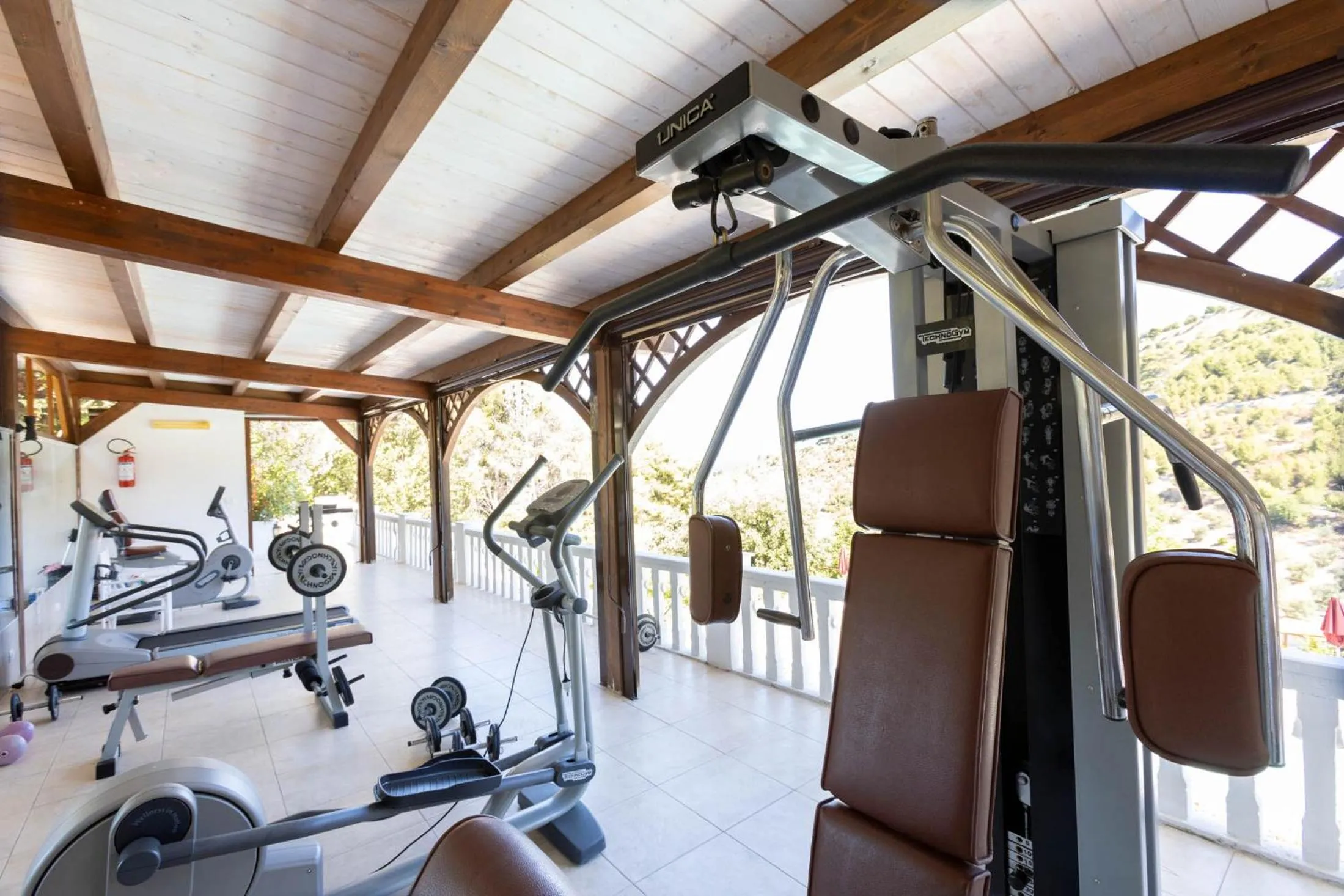 Fitness centre/facilities in La Locanda della Castellana adults only