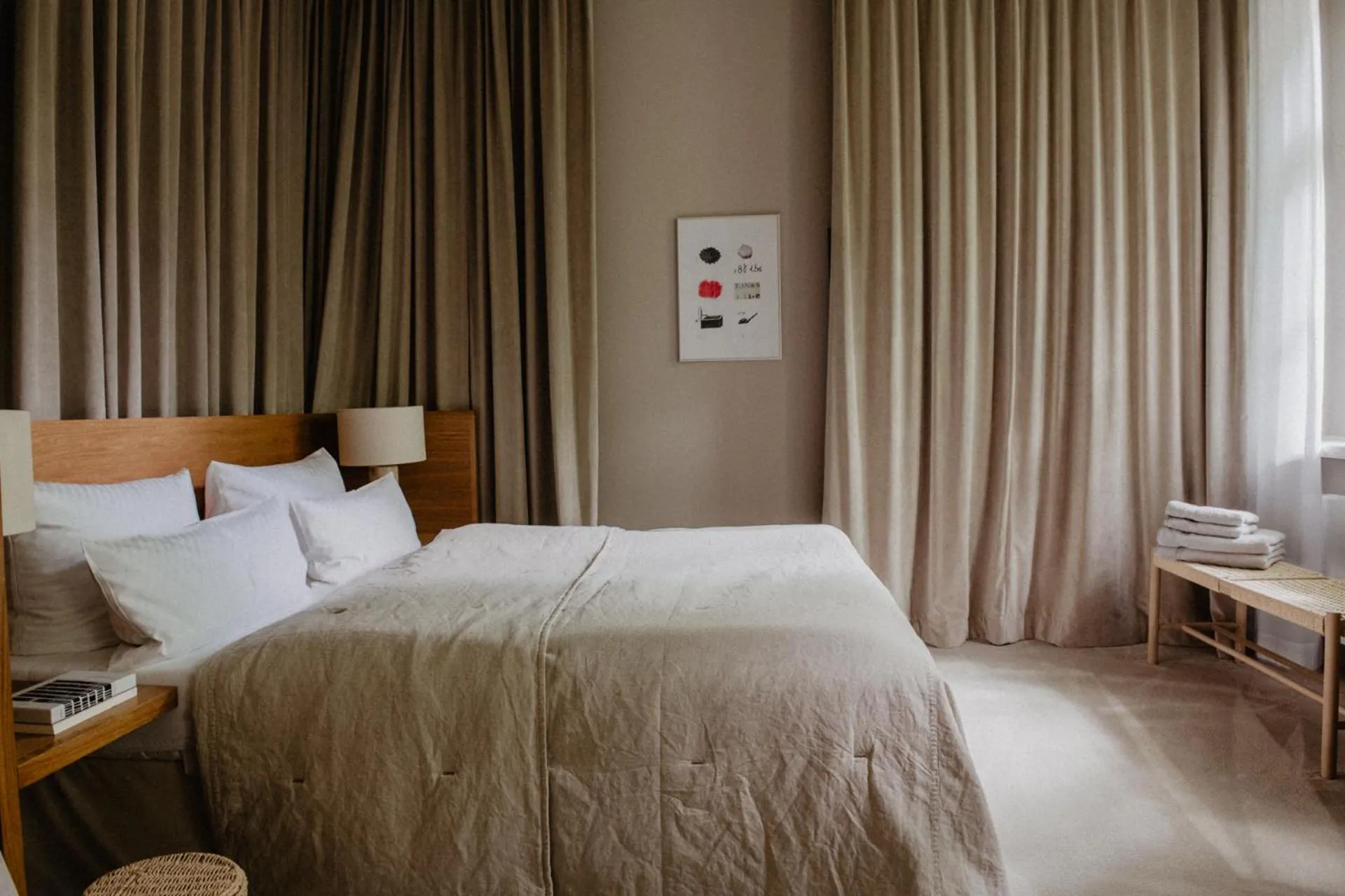 Bed in Hotel Schloss Teutschenthal