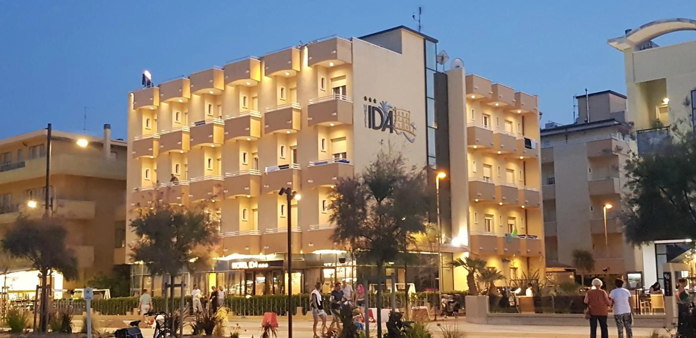 Property building in Hotel Ida