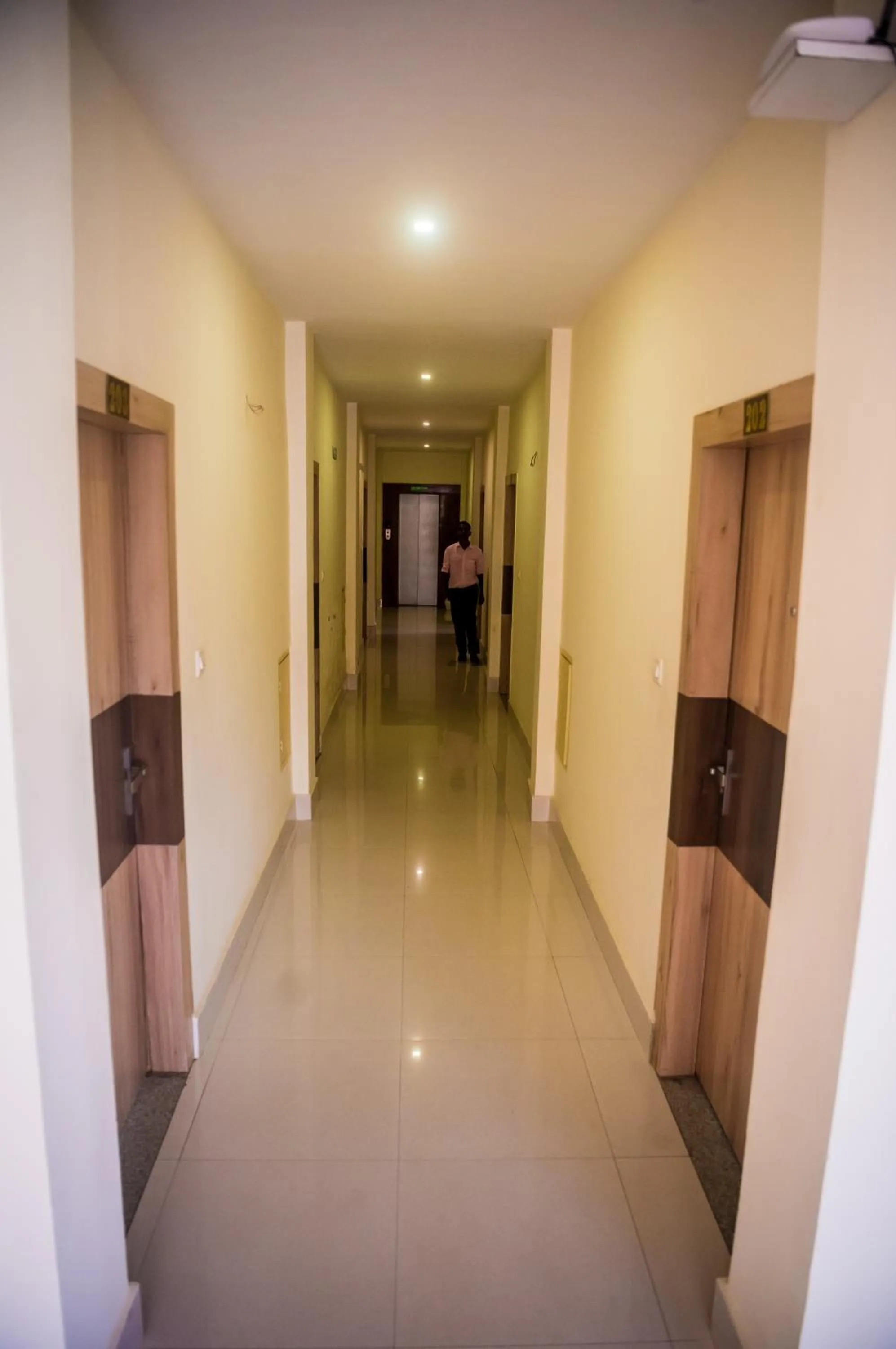 Inner courtyard view in Hotel Aatreyee