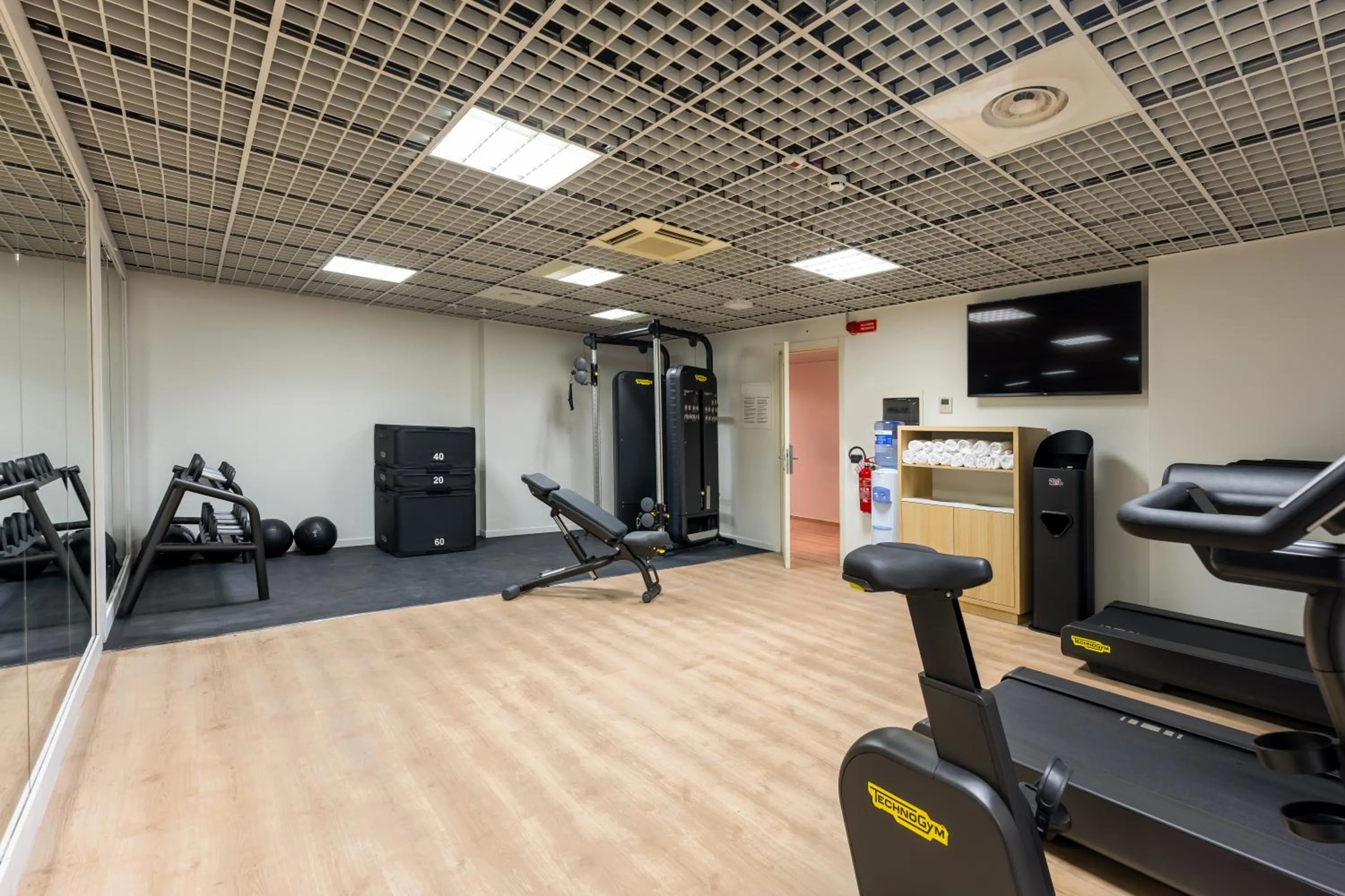 Fitness centre/facilities in Hilton Garden Inn Milan Malpensa