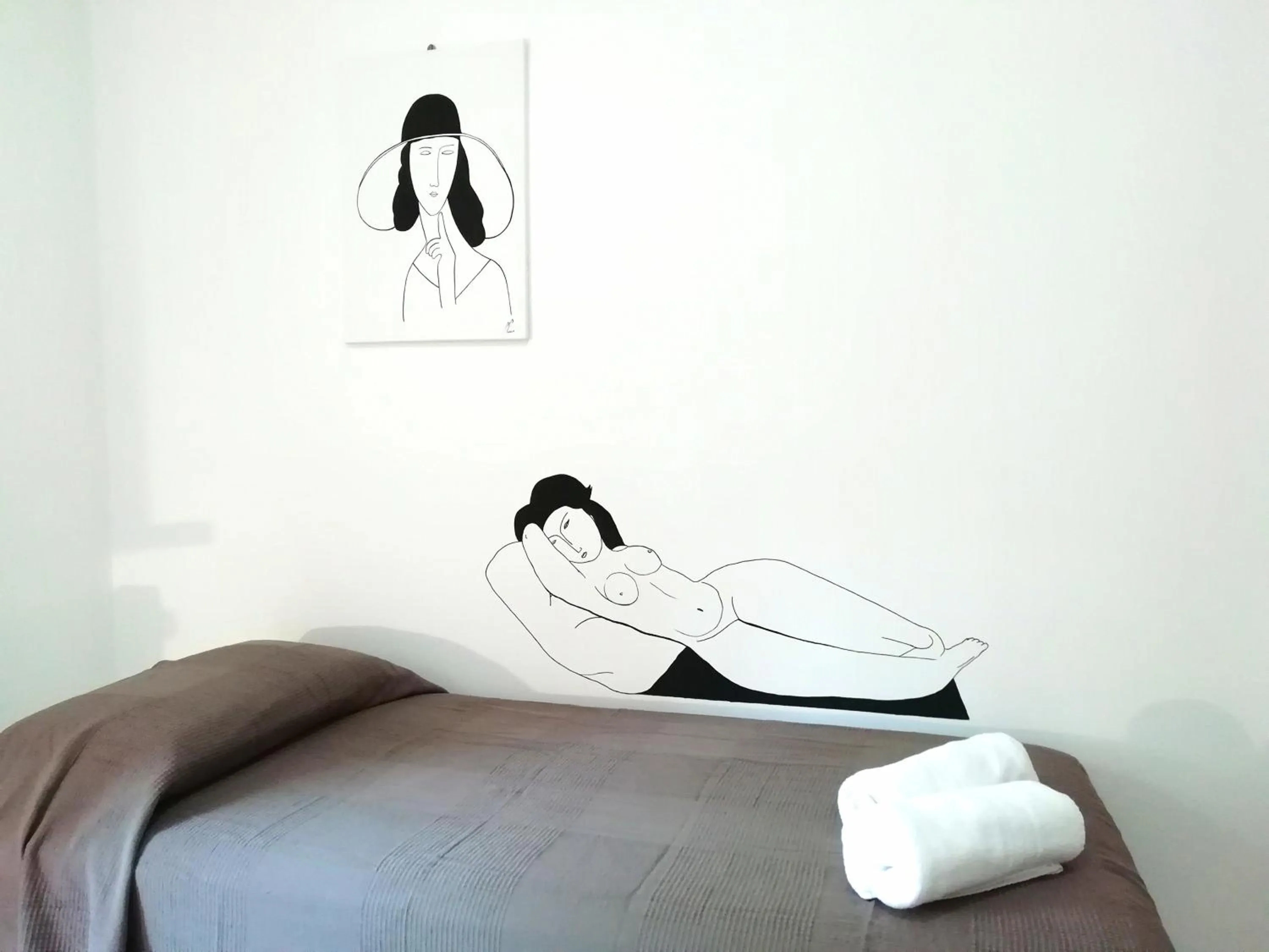 Bed in B&B L'Altare Bianco