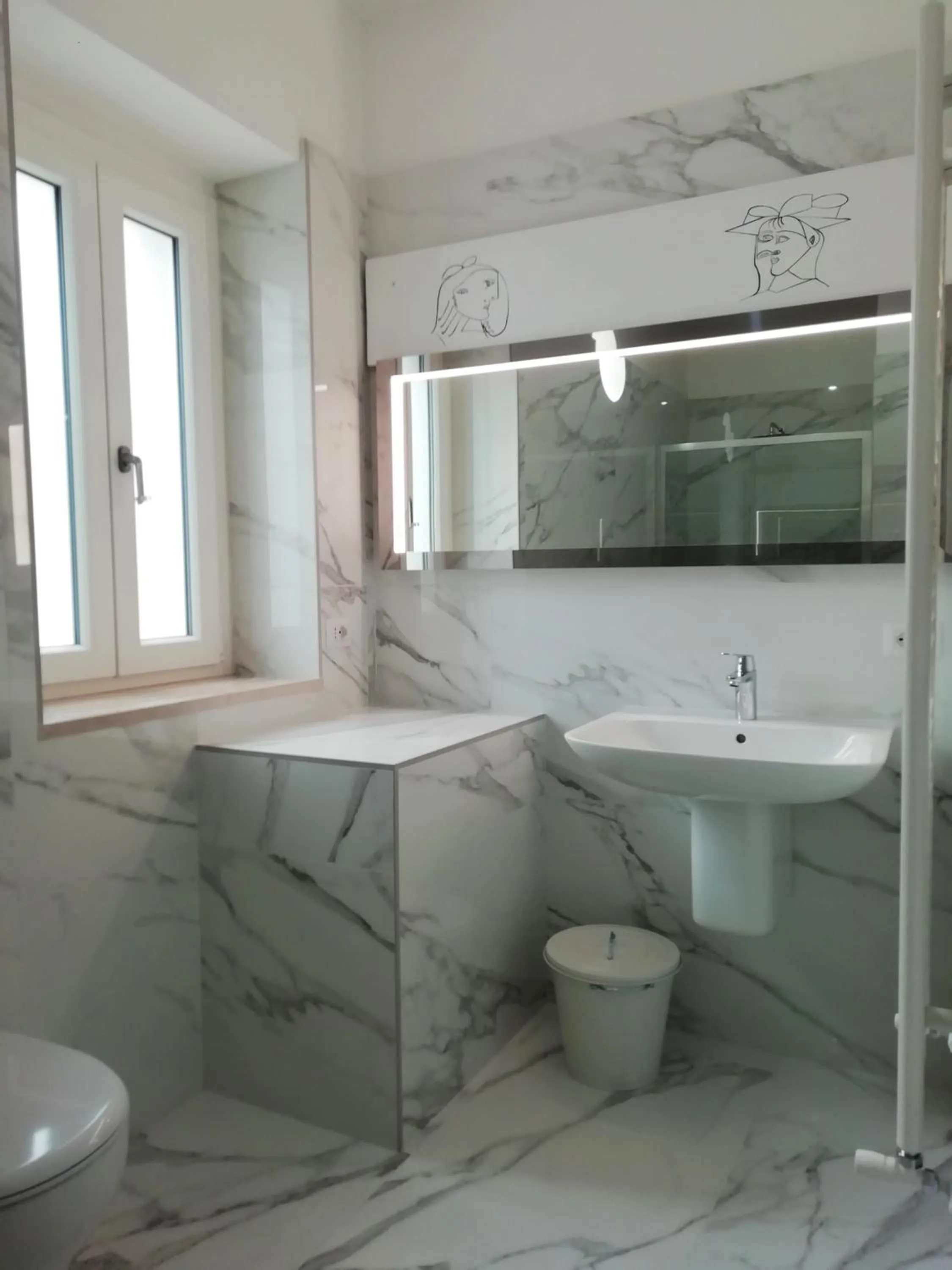 Bathroom in B&B L'Altare Bianco