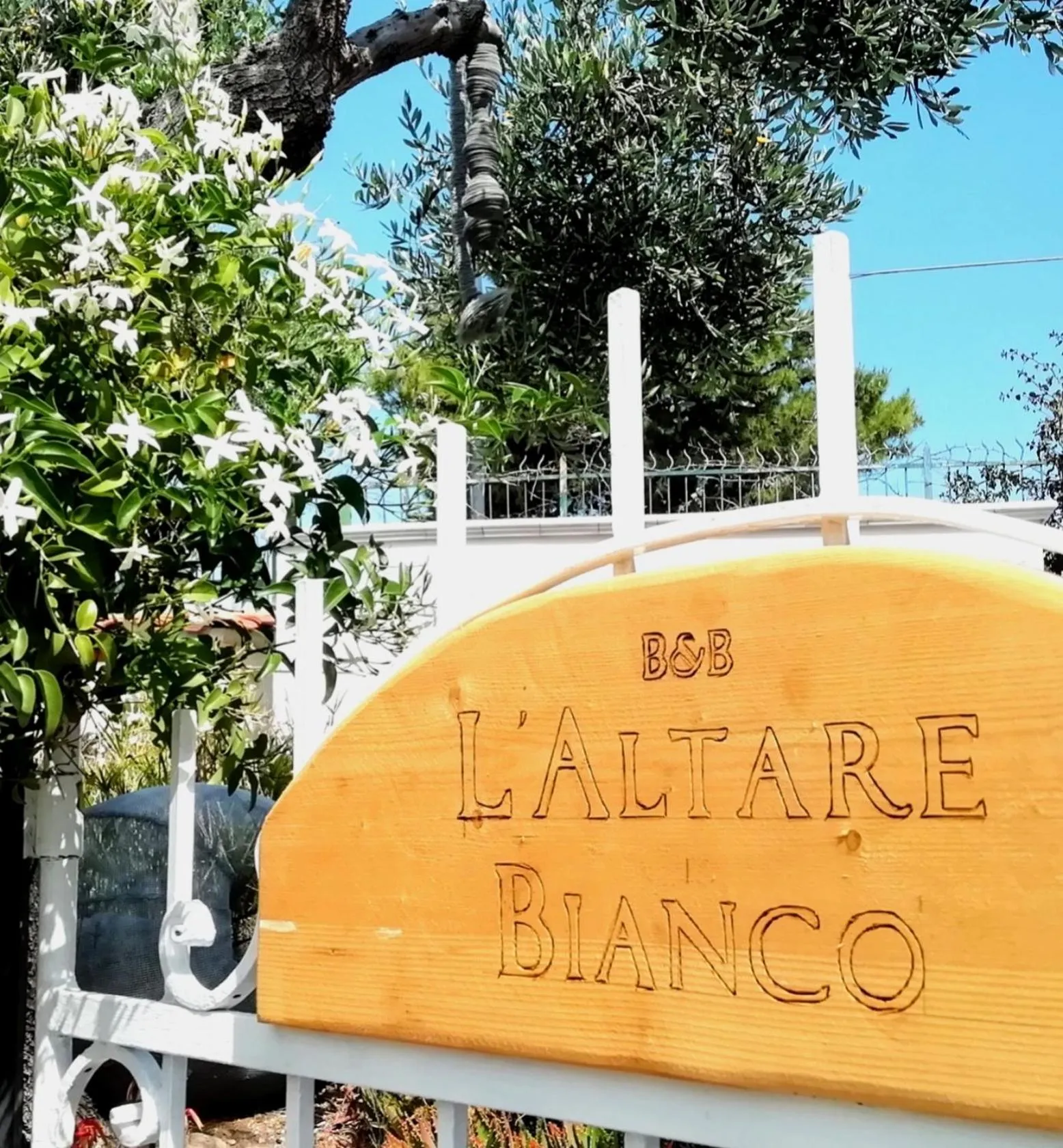 Garden in B&B L'Altare Bianco