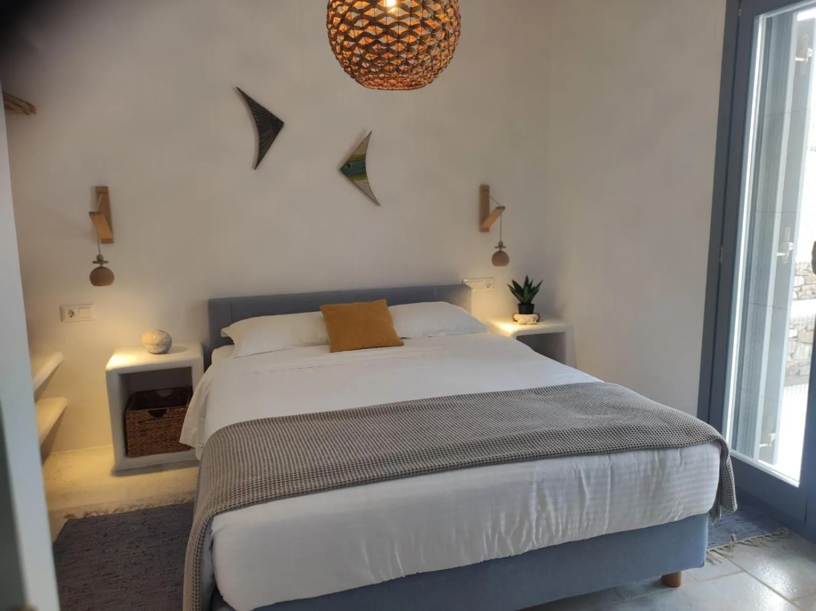 Bed in Krotiri View Paros